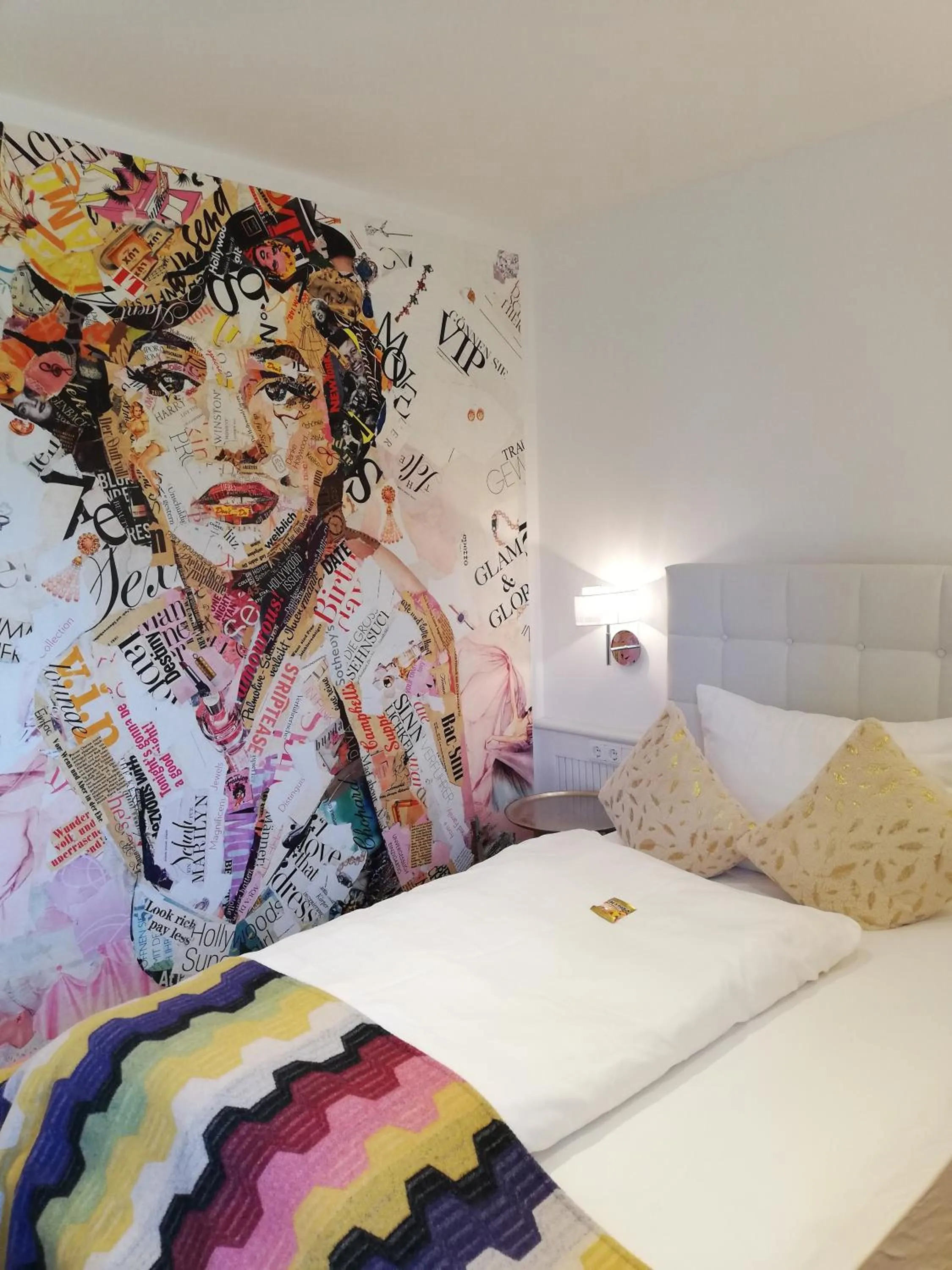 Bed in Gartenhotel Salzach