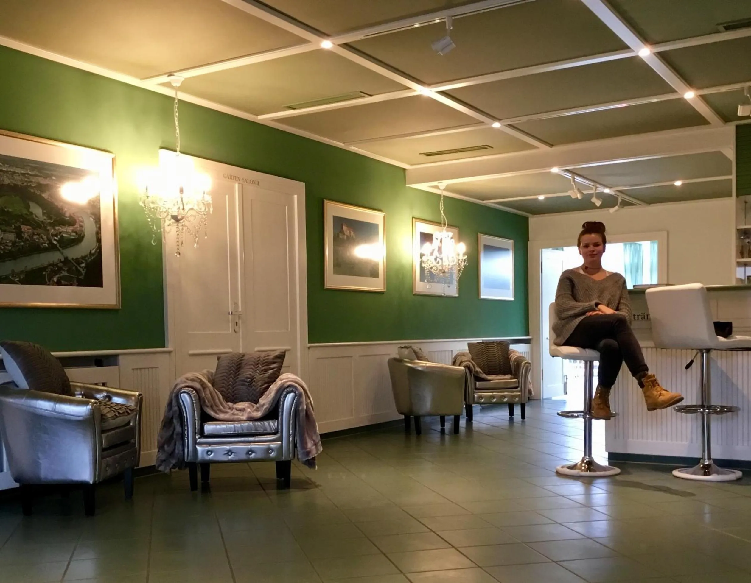 Lobby or reception in Gartenhotel Salzach