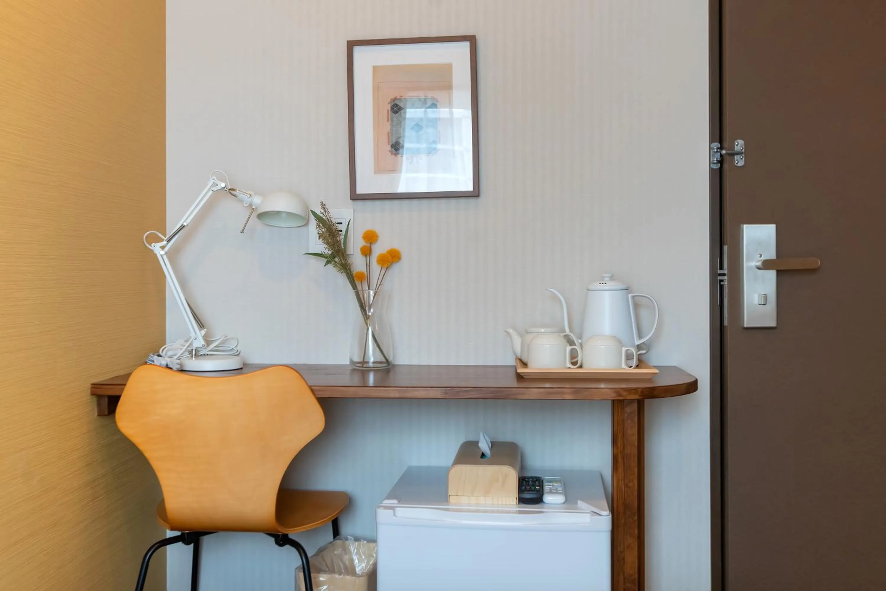 Seating area in Artsy Inn