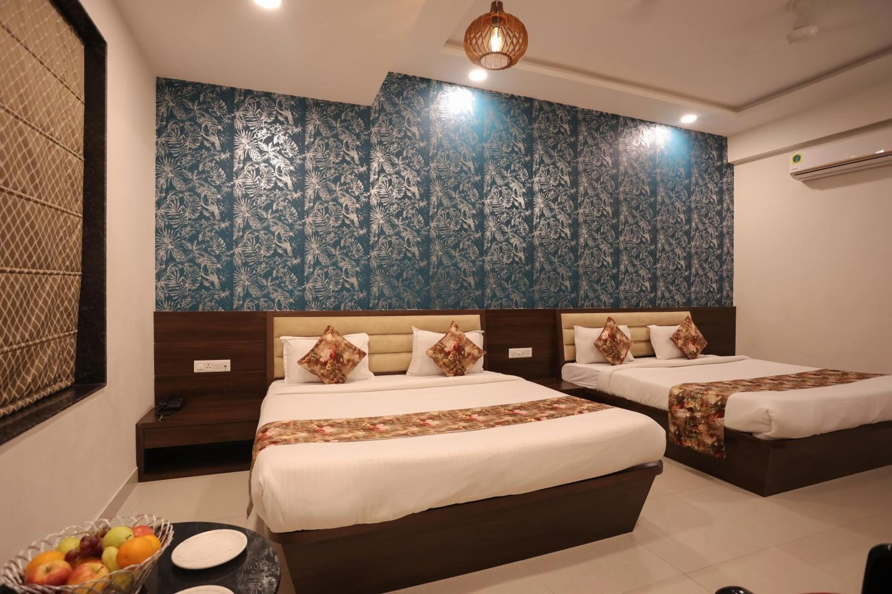 Bedroom, Bed in Hotel Bhairav Bagh with Swimming Pool