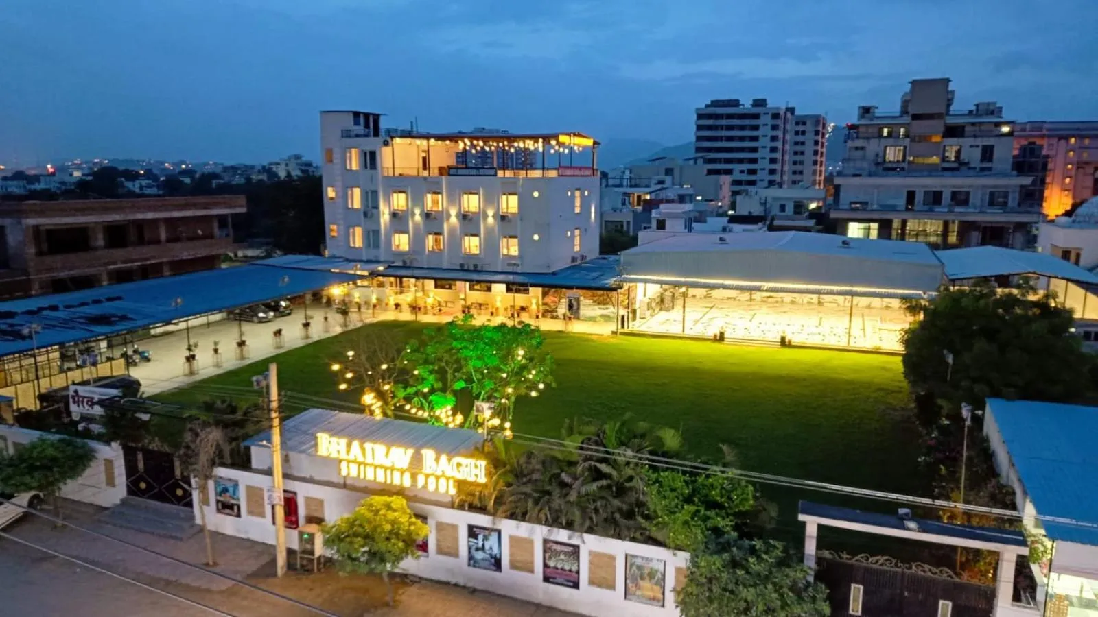 Facade/entrance in Hotel Bhairav Bagh with Swimming Pool
