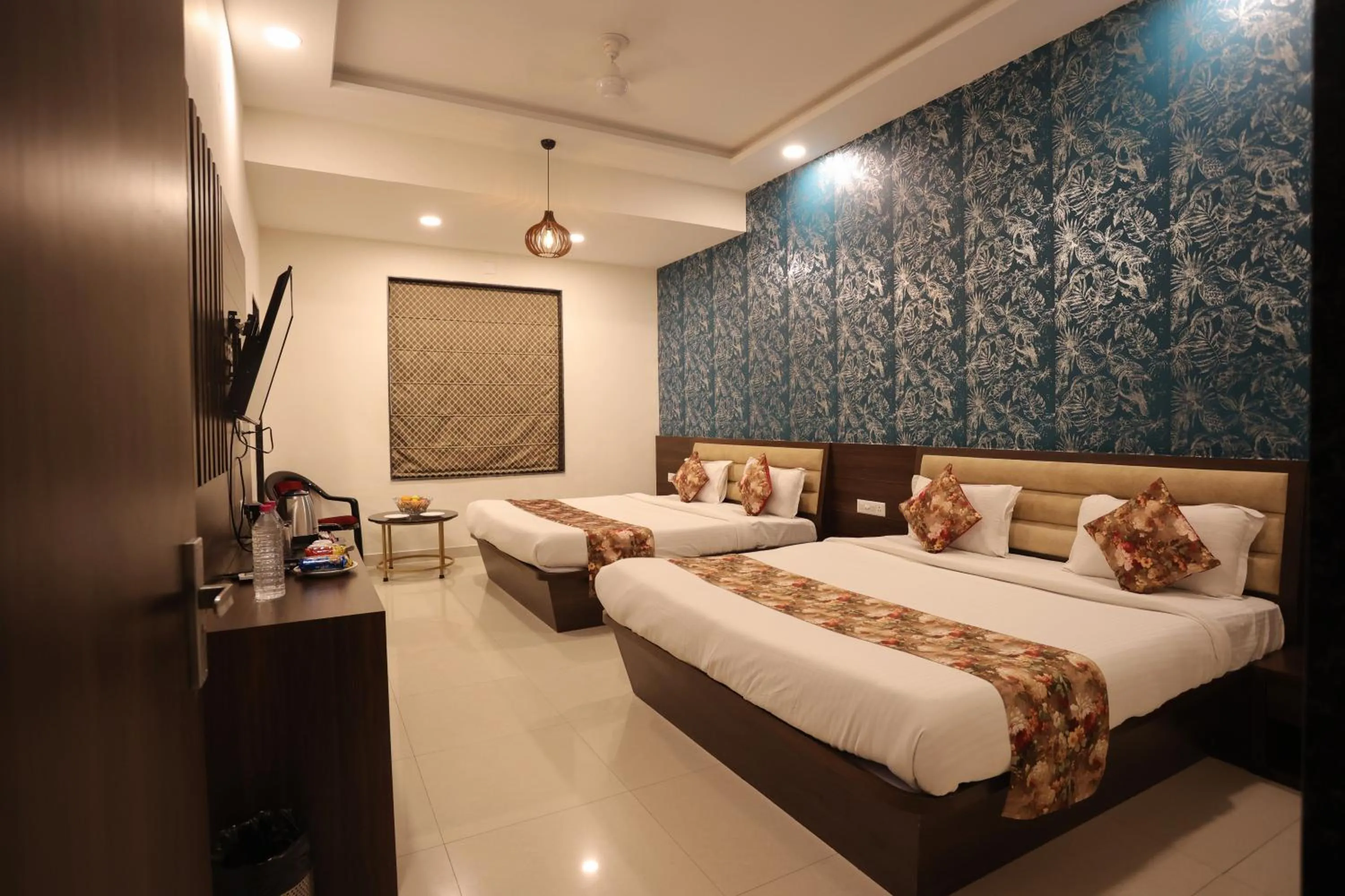Bedroom, Bed in Hotel Bhairav Bagh with Swimming Pool
