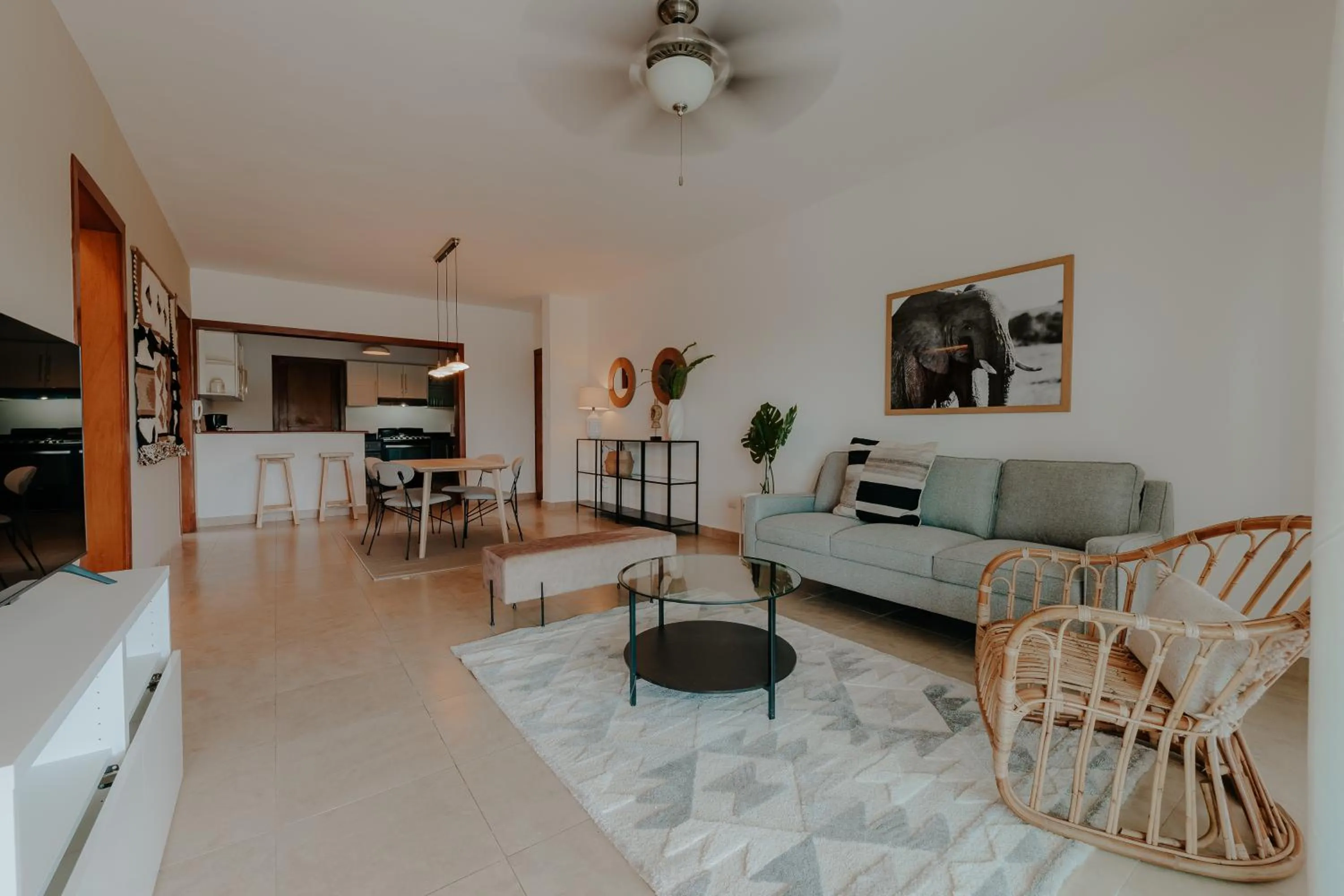 TV and multimedia in Lumina at Jardines Punta Cana Village