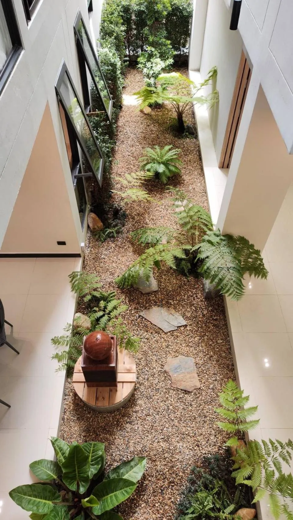 Inner courtyard view in Hi Chiangmai Hotel