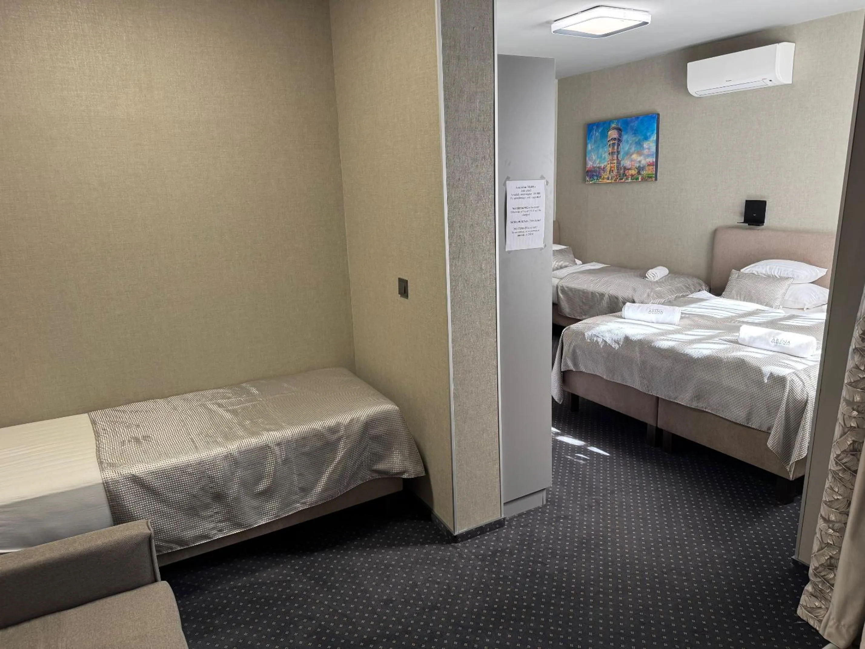 Bed in Arena Deluxe & Spa