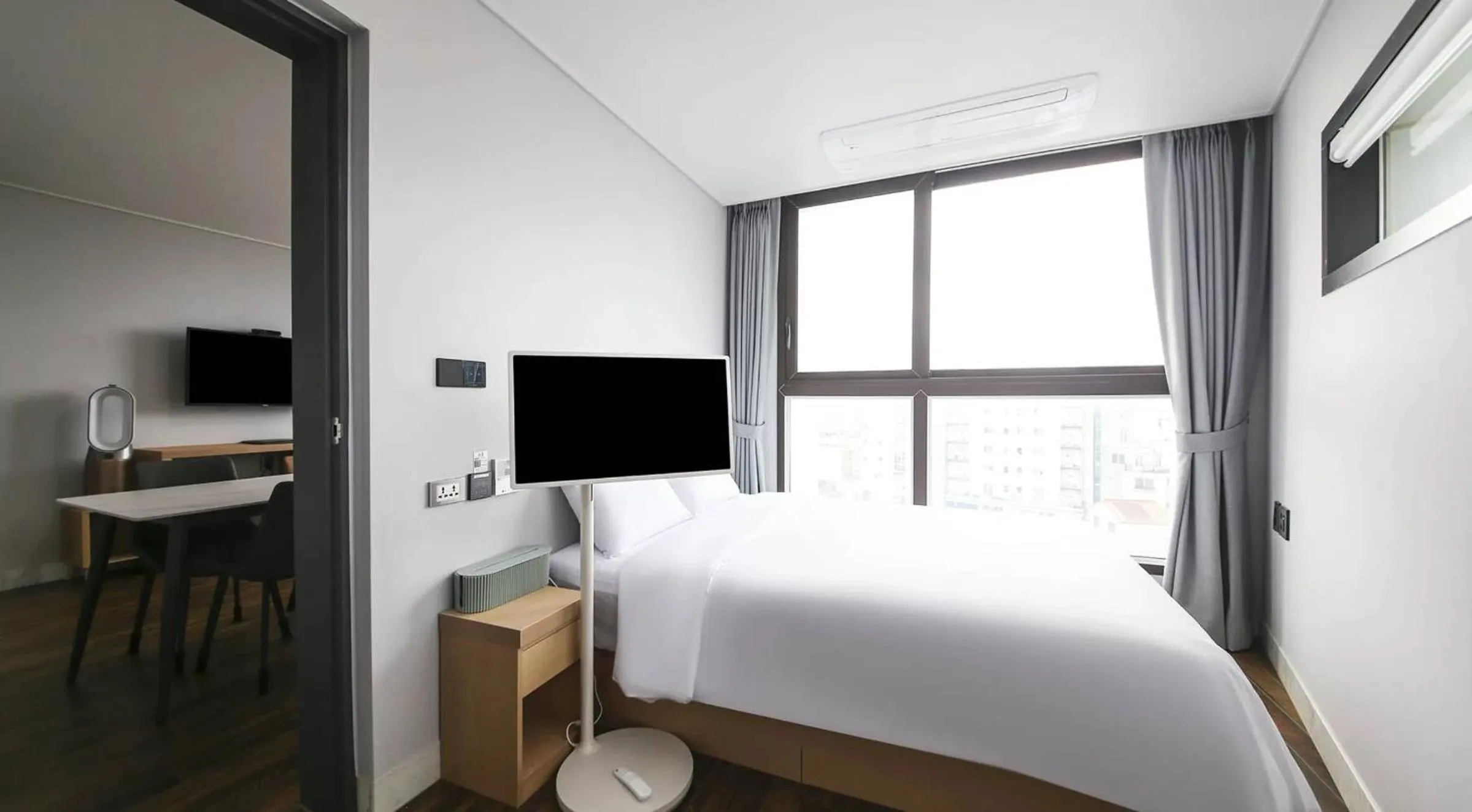 Bed in Aroomi Hotel Hyupjae