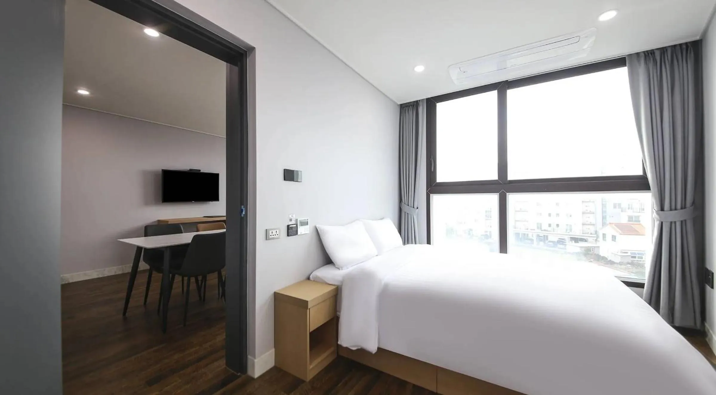 Bed in Aroomi Hotel Hyupjae
