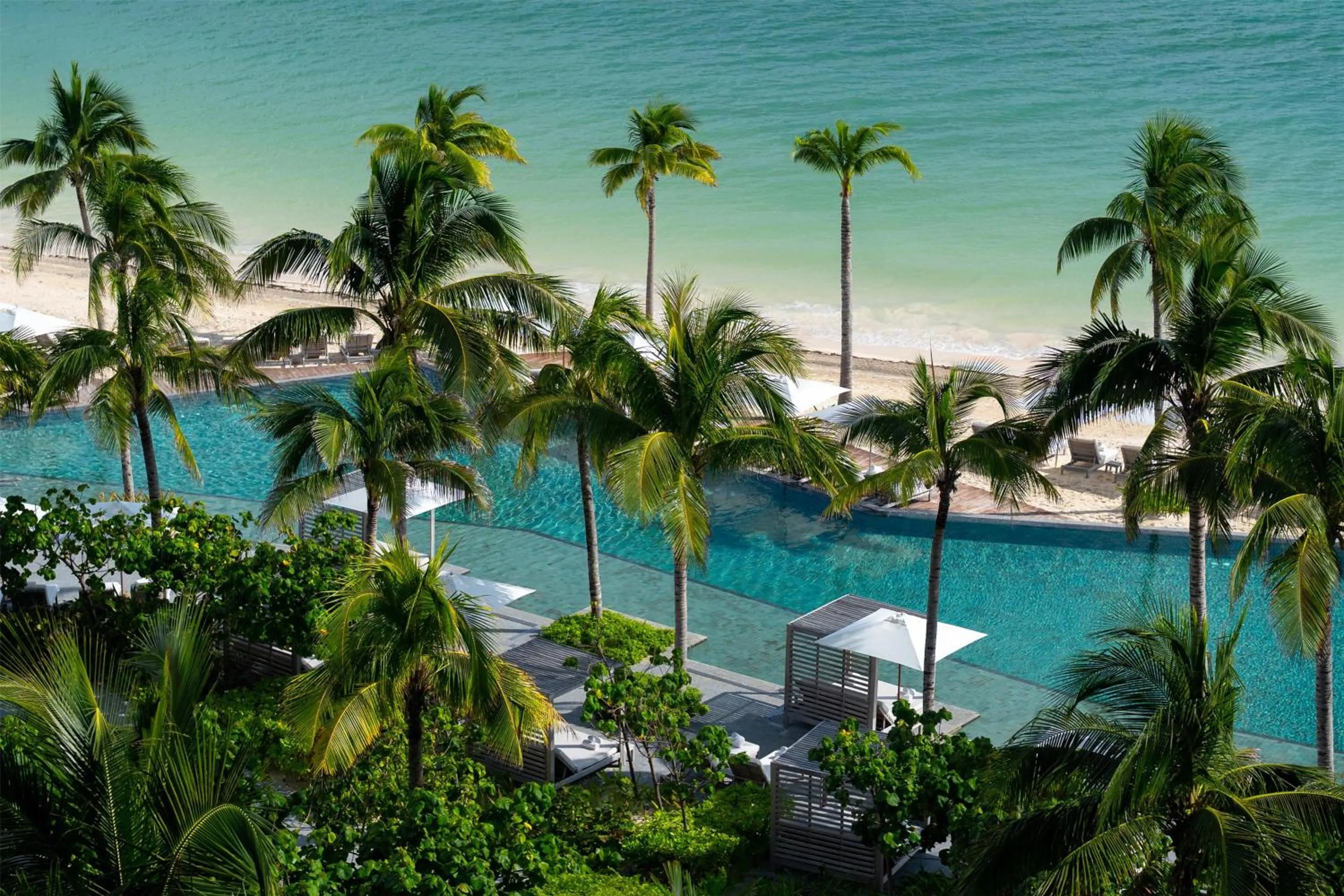 Pool view in Waldorf Astoria Riviera Maya