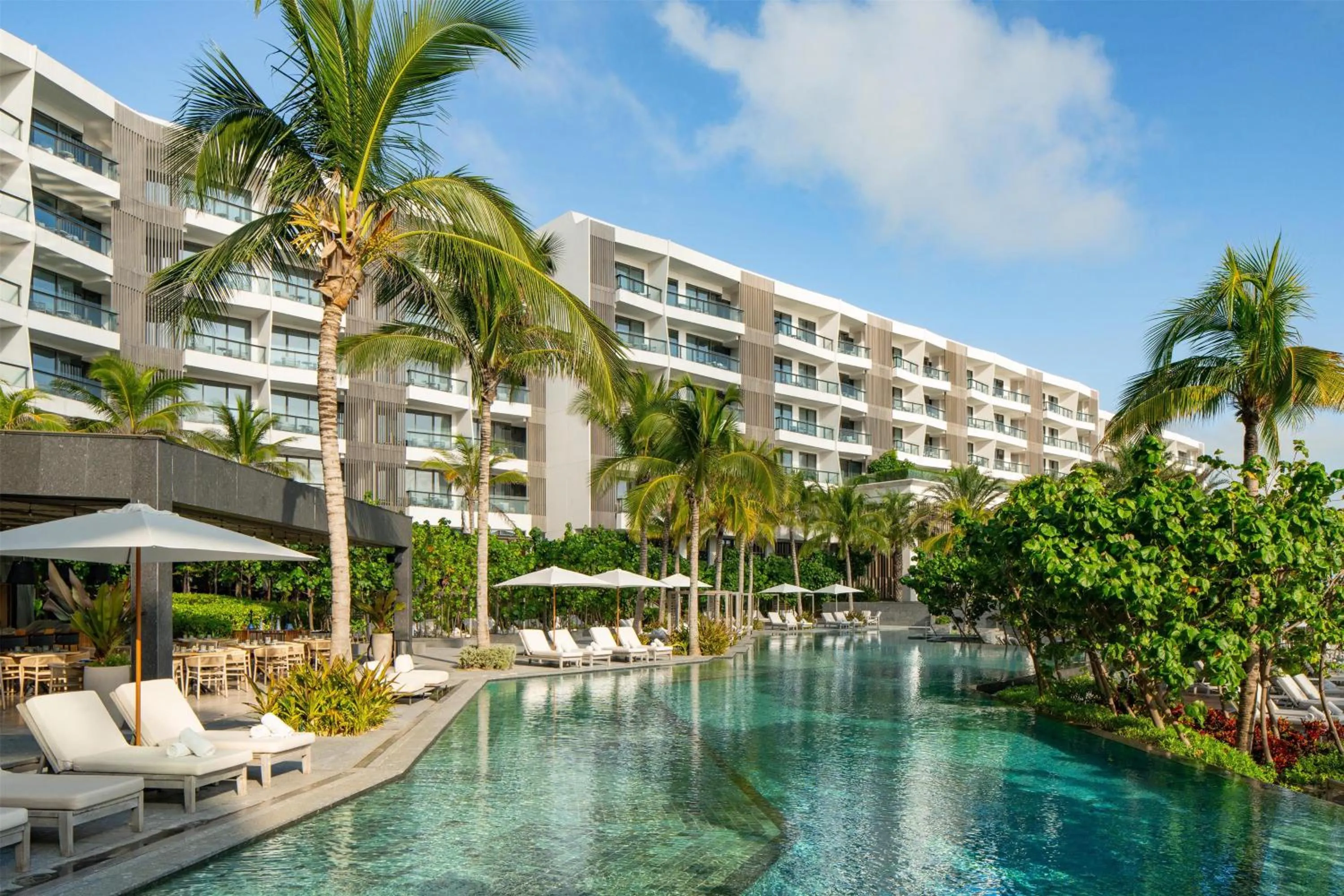 Pool view in Waldorf Astoria Riviera Maya