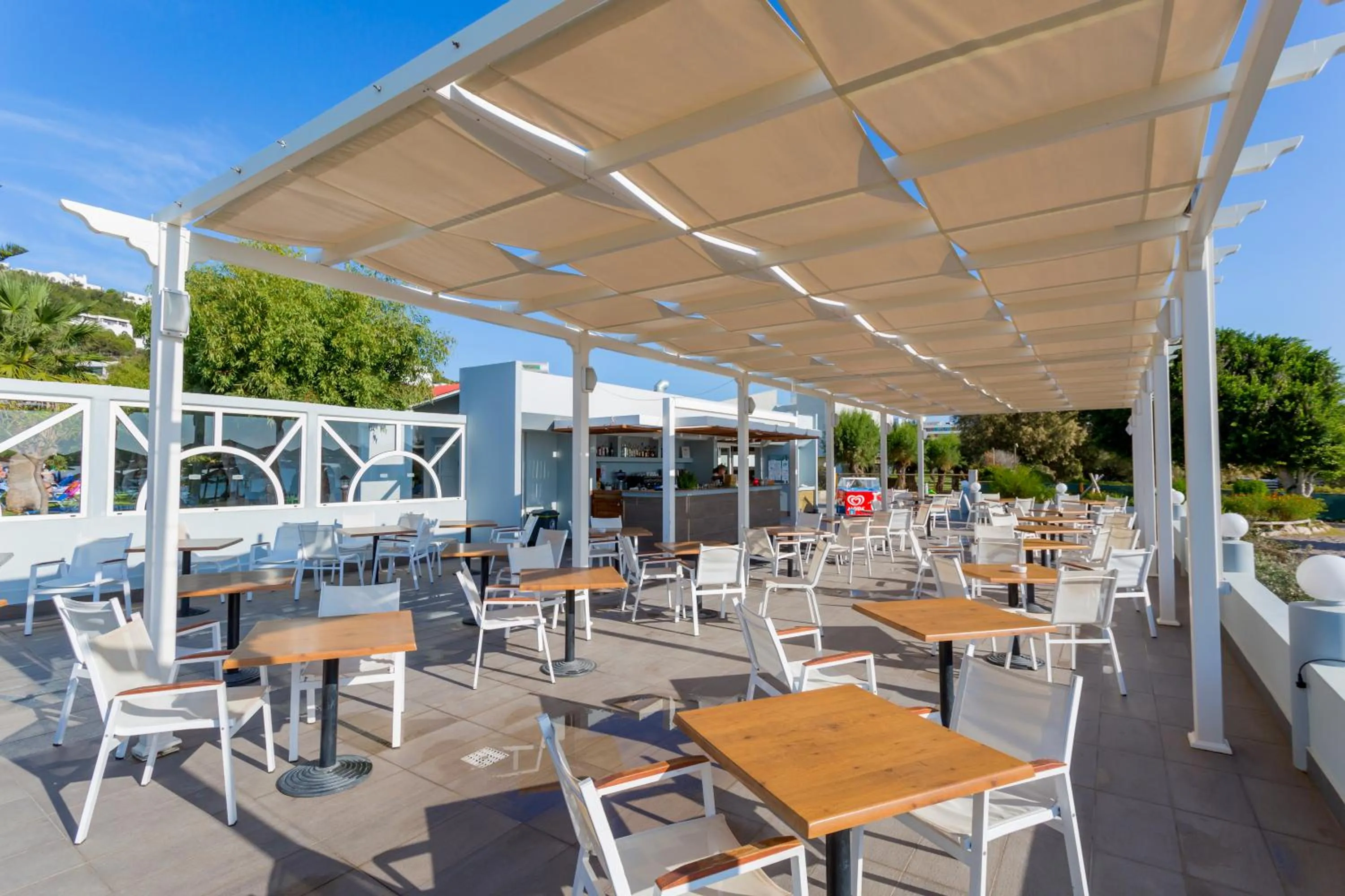 Restaurant/places to eat in OLYMPOS BEACH HOTEL