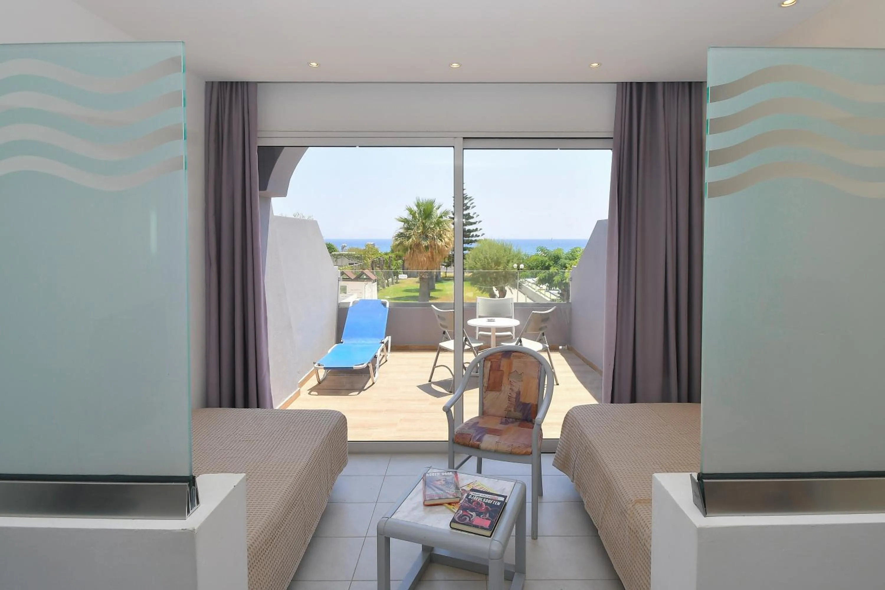 Seating area in OLYMPOS BEACH HOTEL