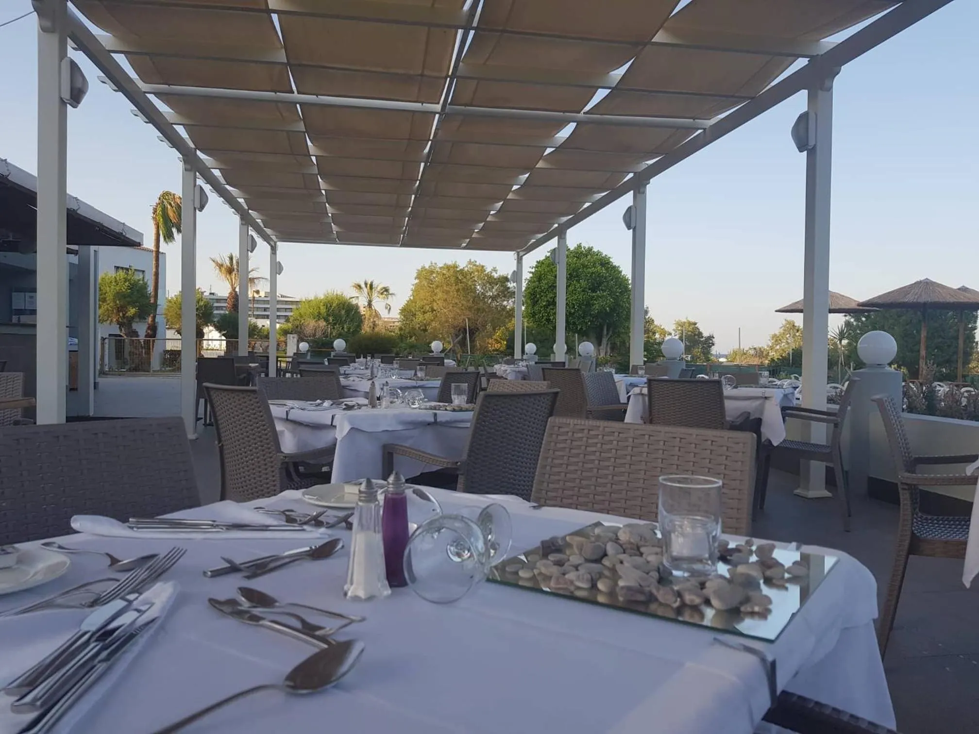 Restaurant/places to eat in OLYMPOS BEACH HOTEL
