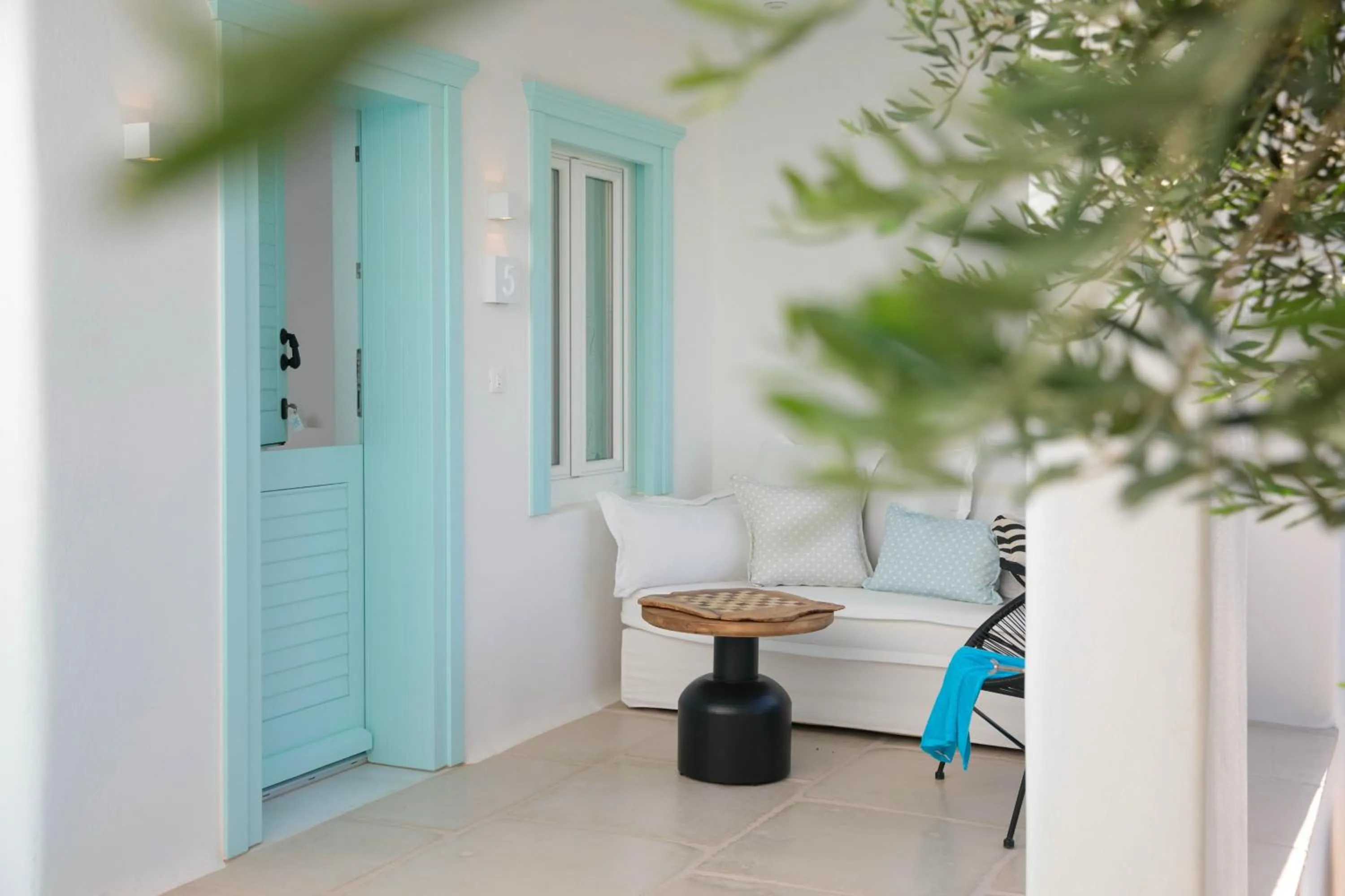 Patio in Majo Suites Hotel