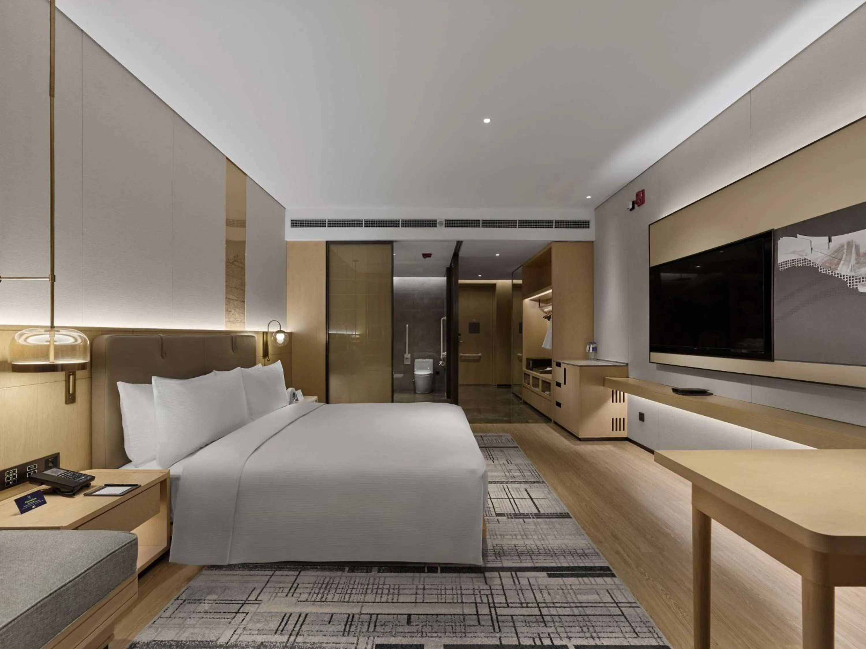 Bedroom, Bed in Doubletree By Hilton Beijing Badaling
