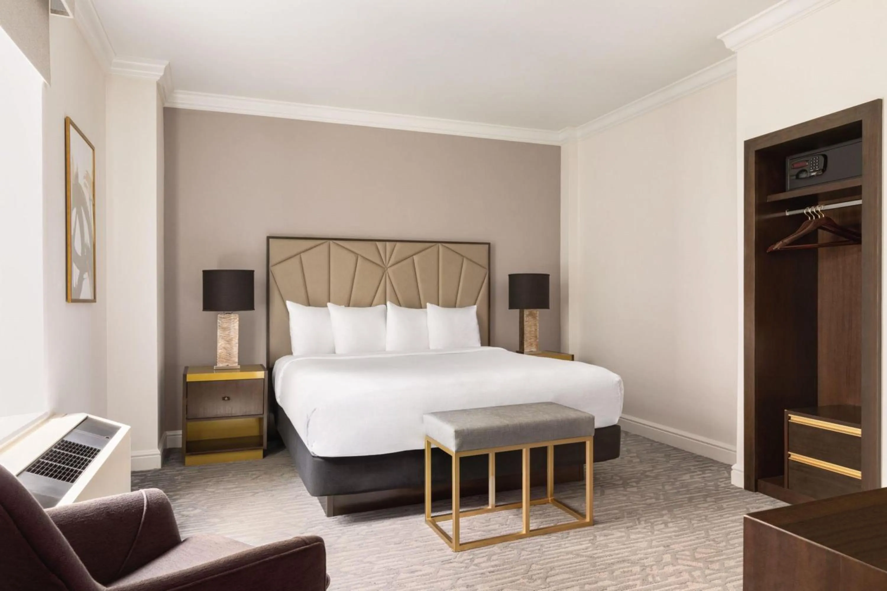 Bed in Martinique New York on Broadway, Curio Collection by Hilton