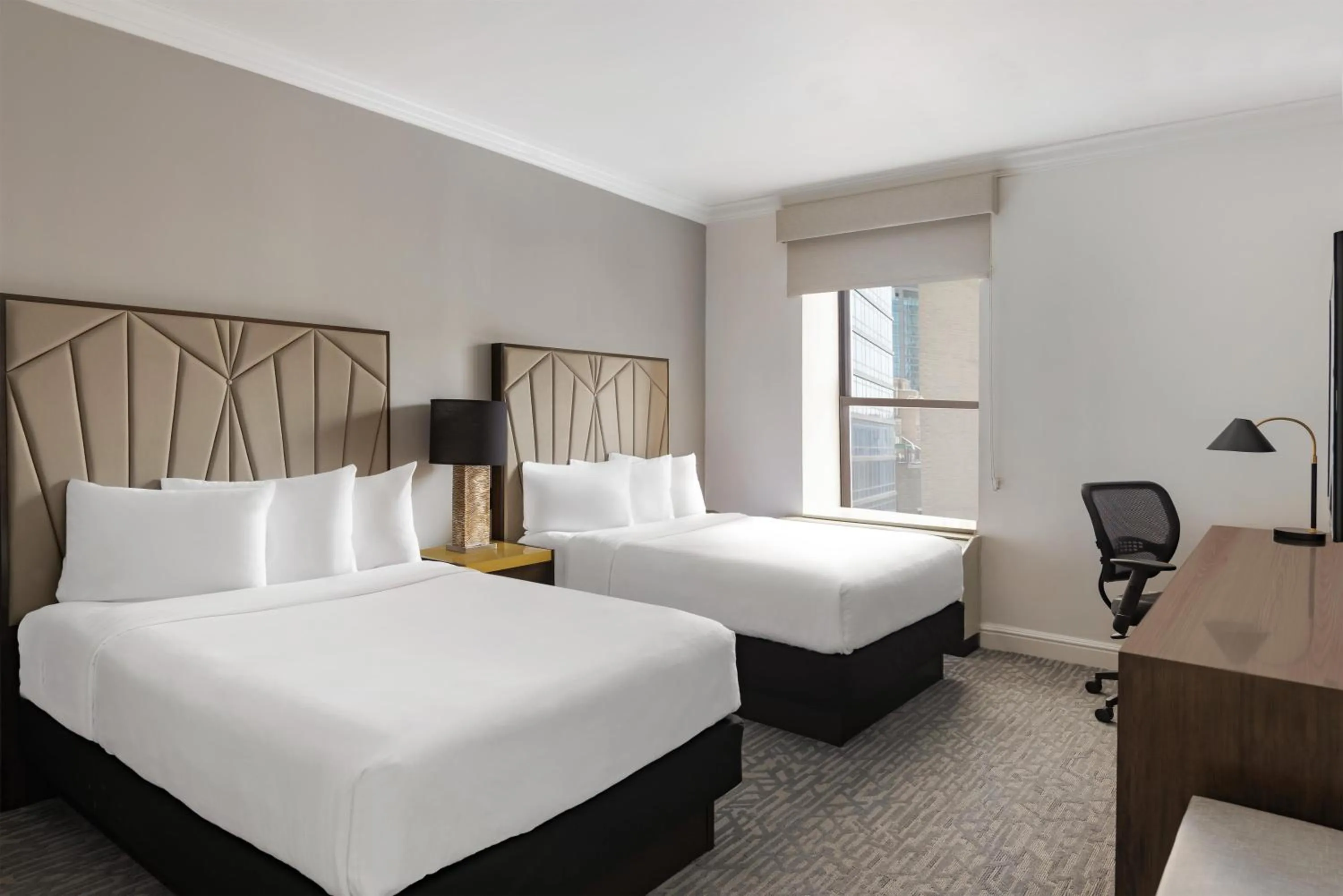 Bedroom, Bed in Martinique New York on Broadway, Curio Collection by Hilton