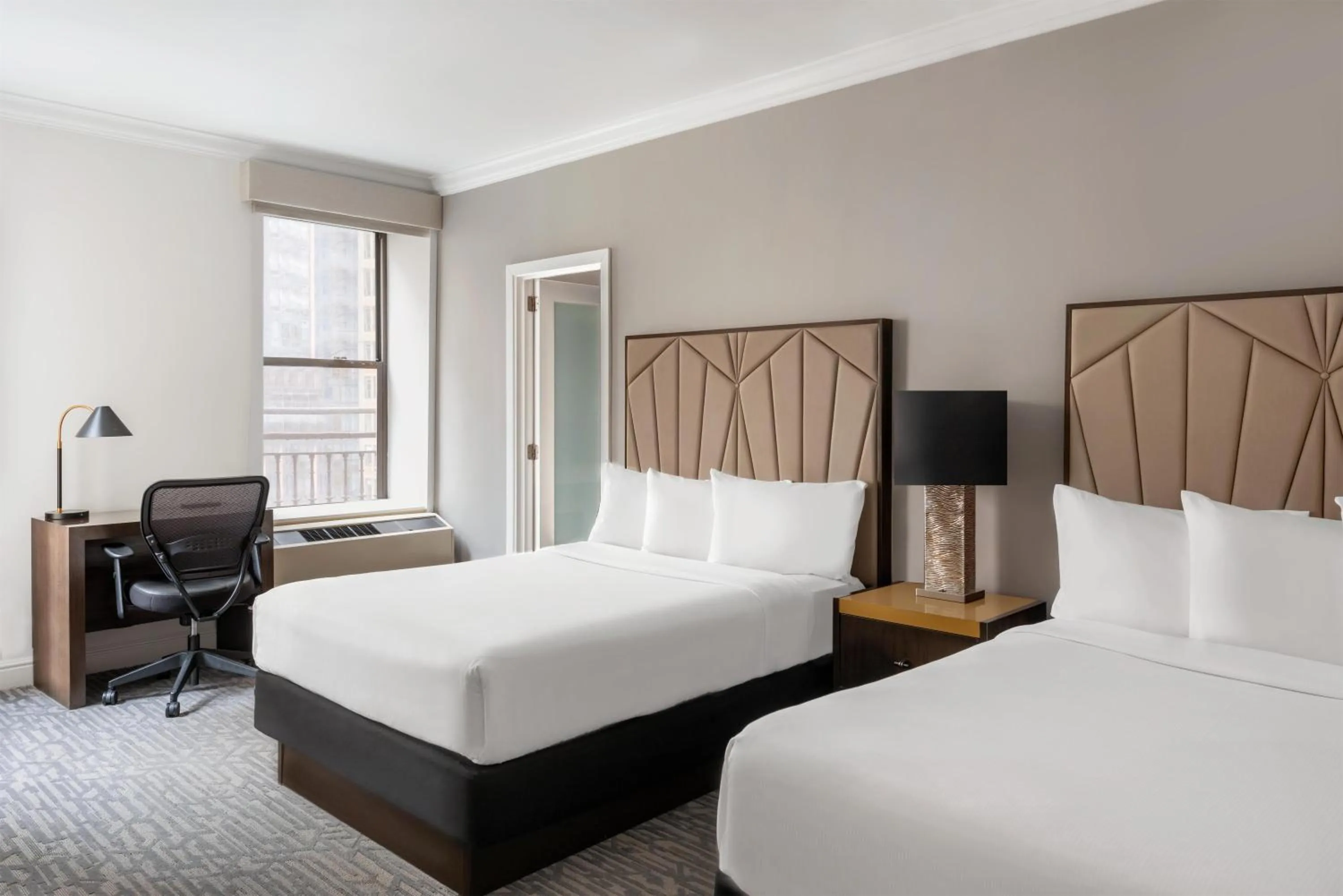 Bedroom, Bed in Martinique New York on Broadway, Curio Collection by Hilton