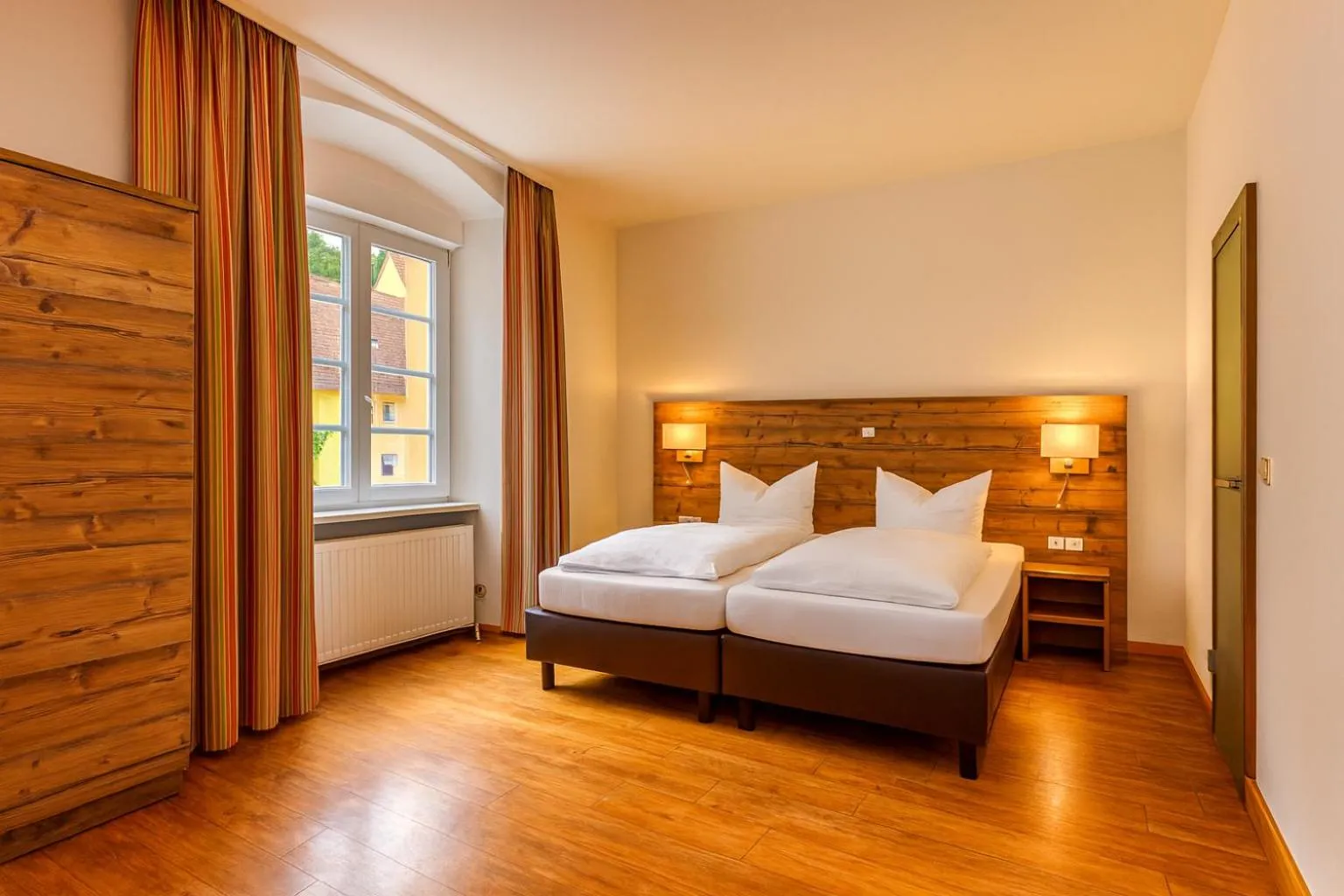 Photo of the whole room, Bed in Landgasthof Hotel Rebstock
