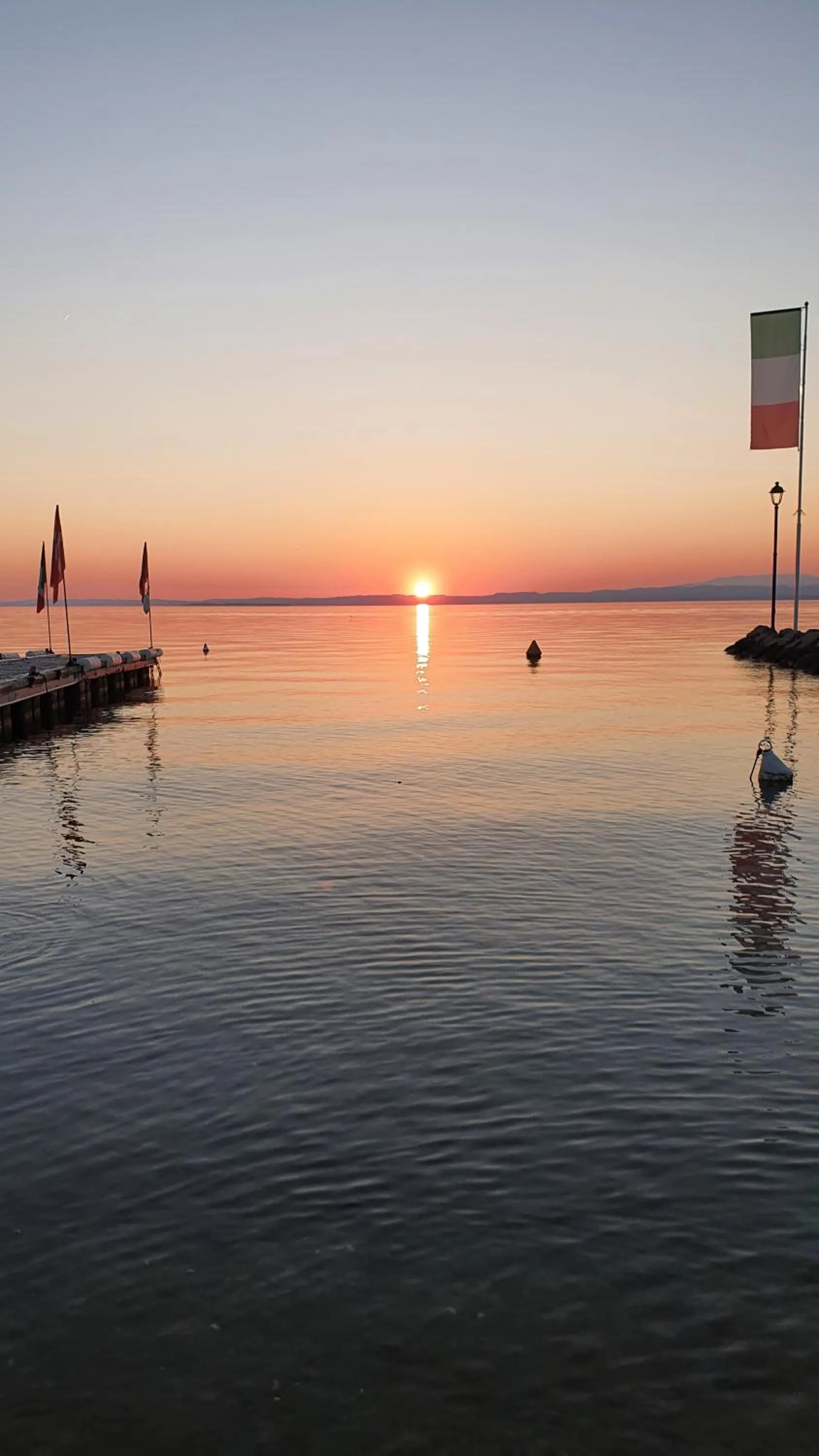 Lake view in I Tre Re Rooms