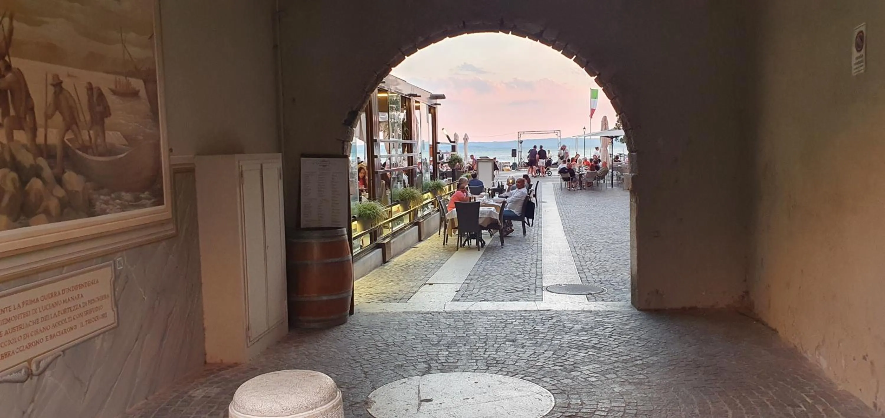 Lake view in I Tre Re Rooms