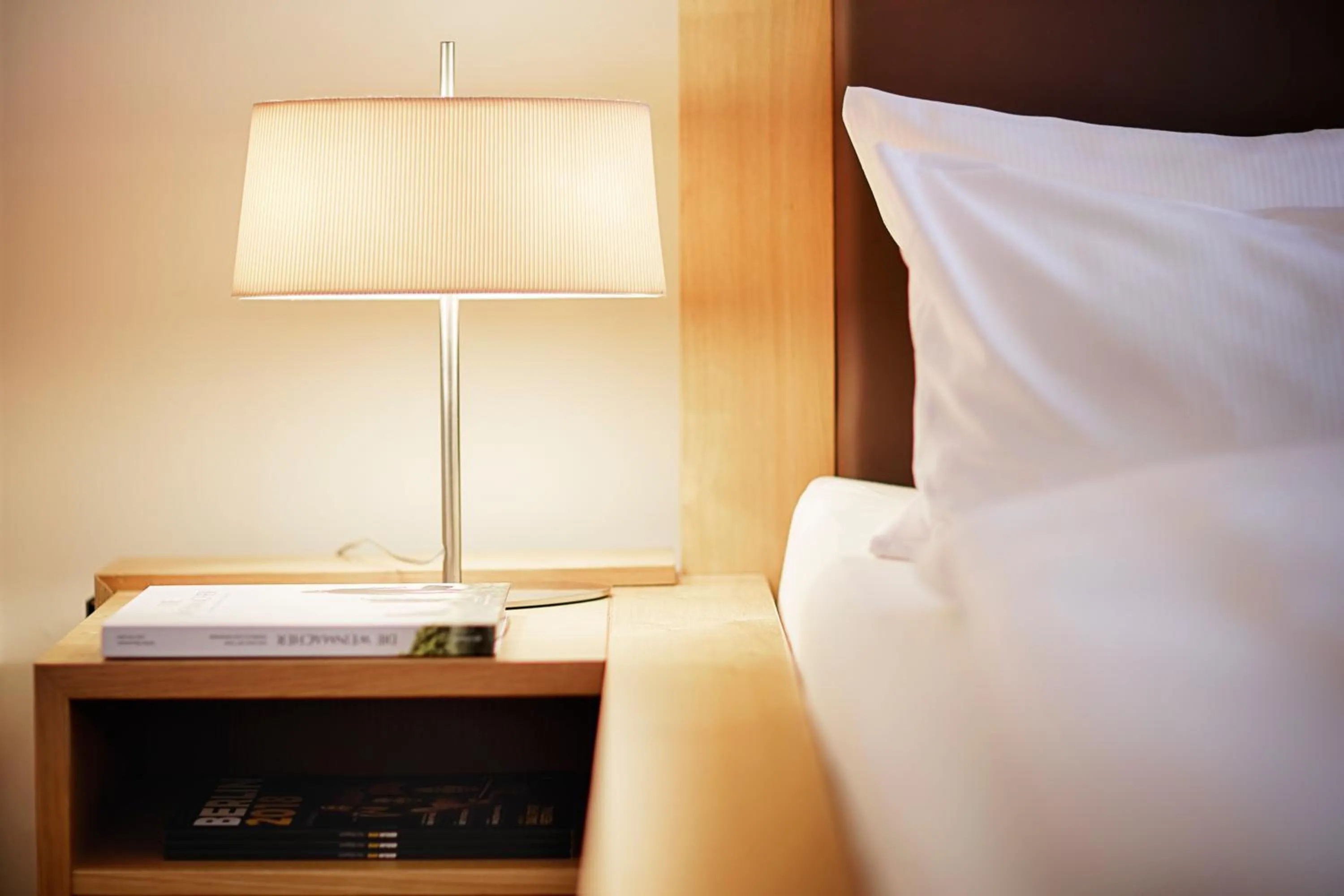 Decorative detail, Bed in homie hotel Wiener Botschaft