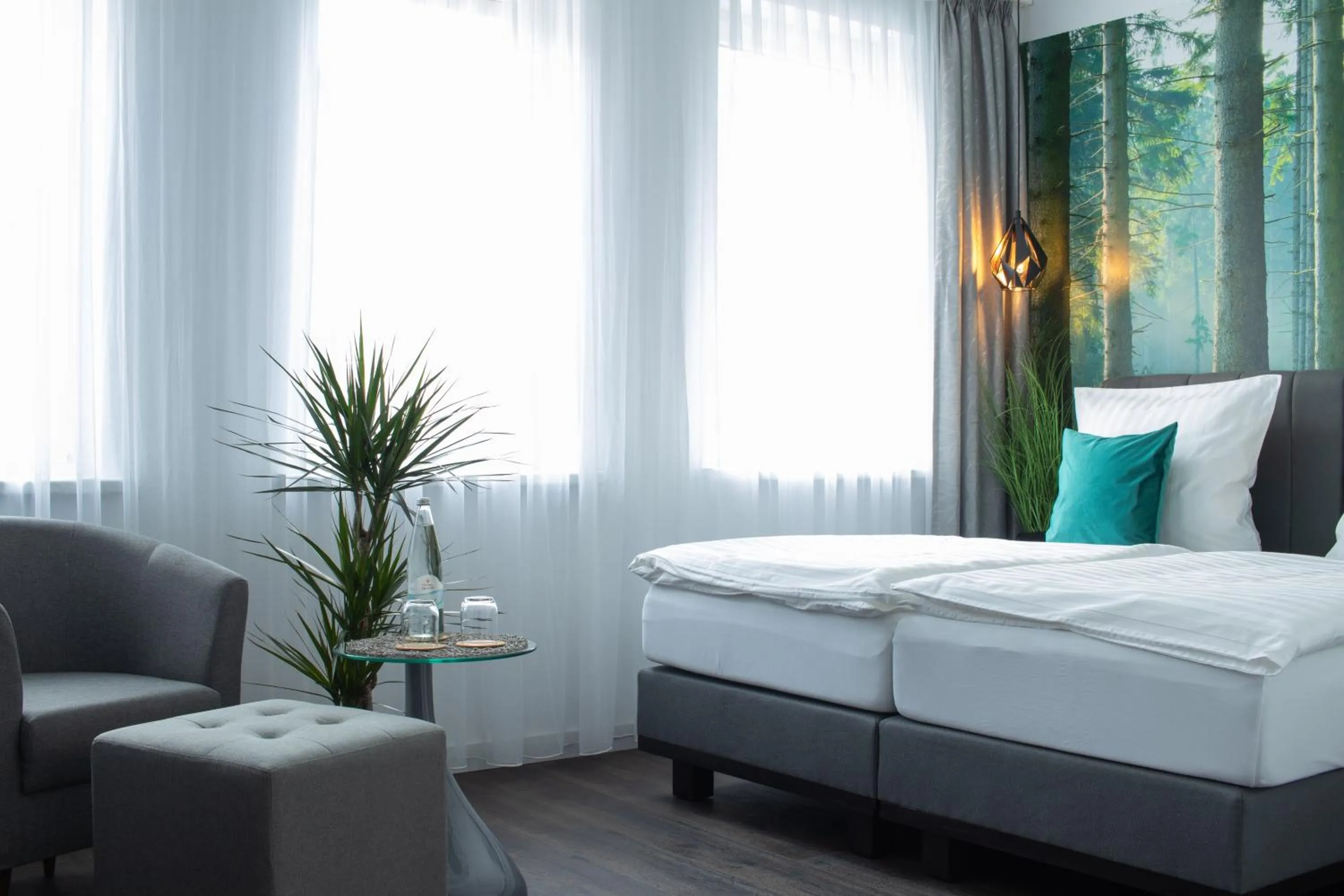 Bed in Gästehaus&Pension Pinske