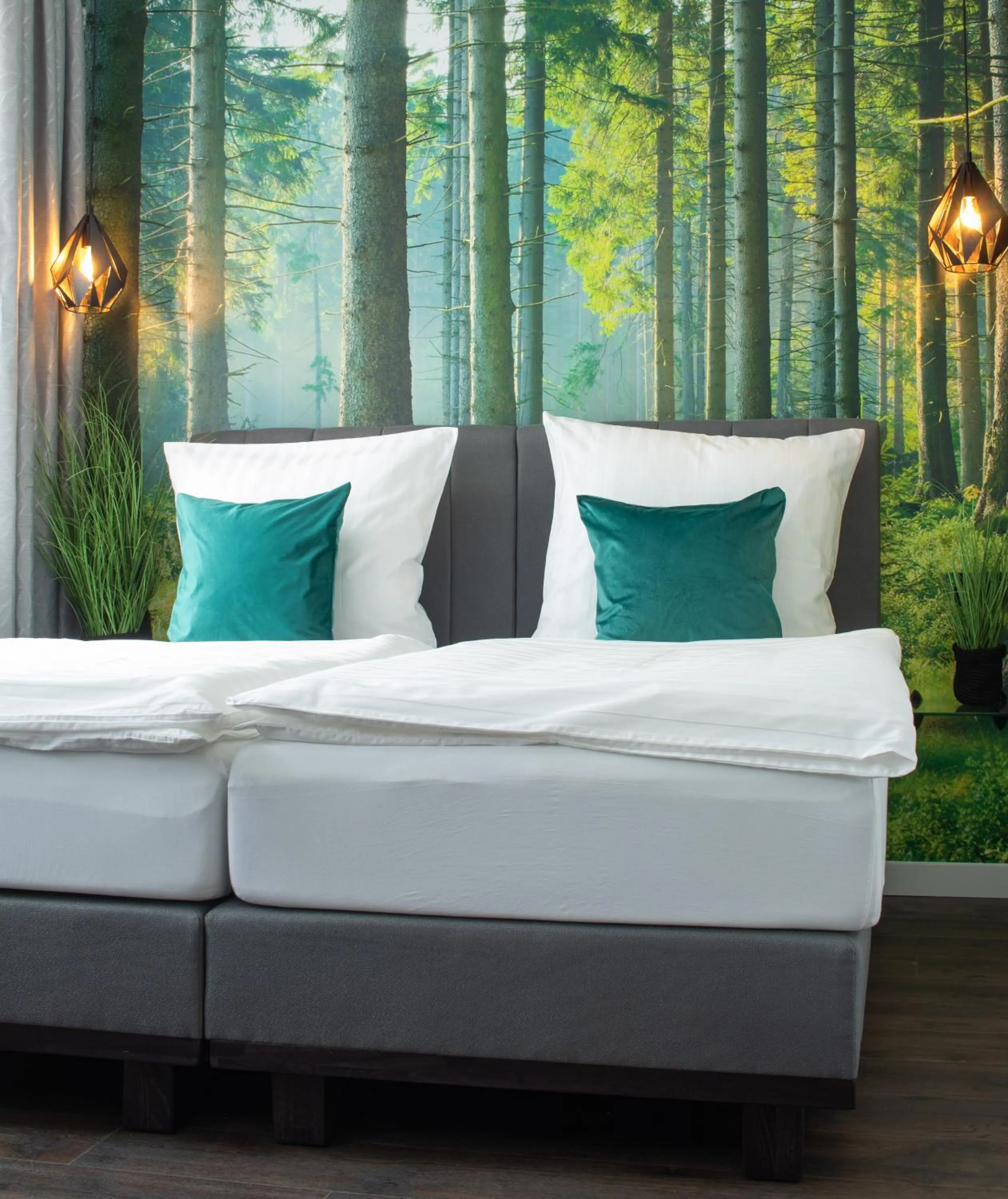 Bed in Gästehaus&Pension Pinske