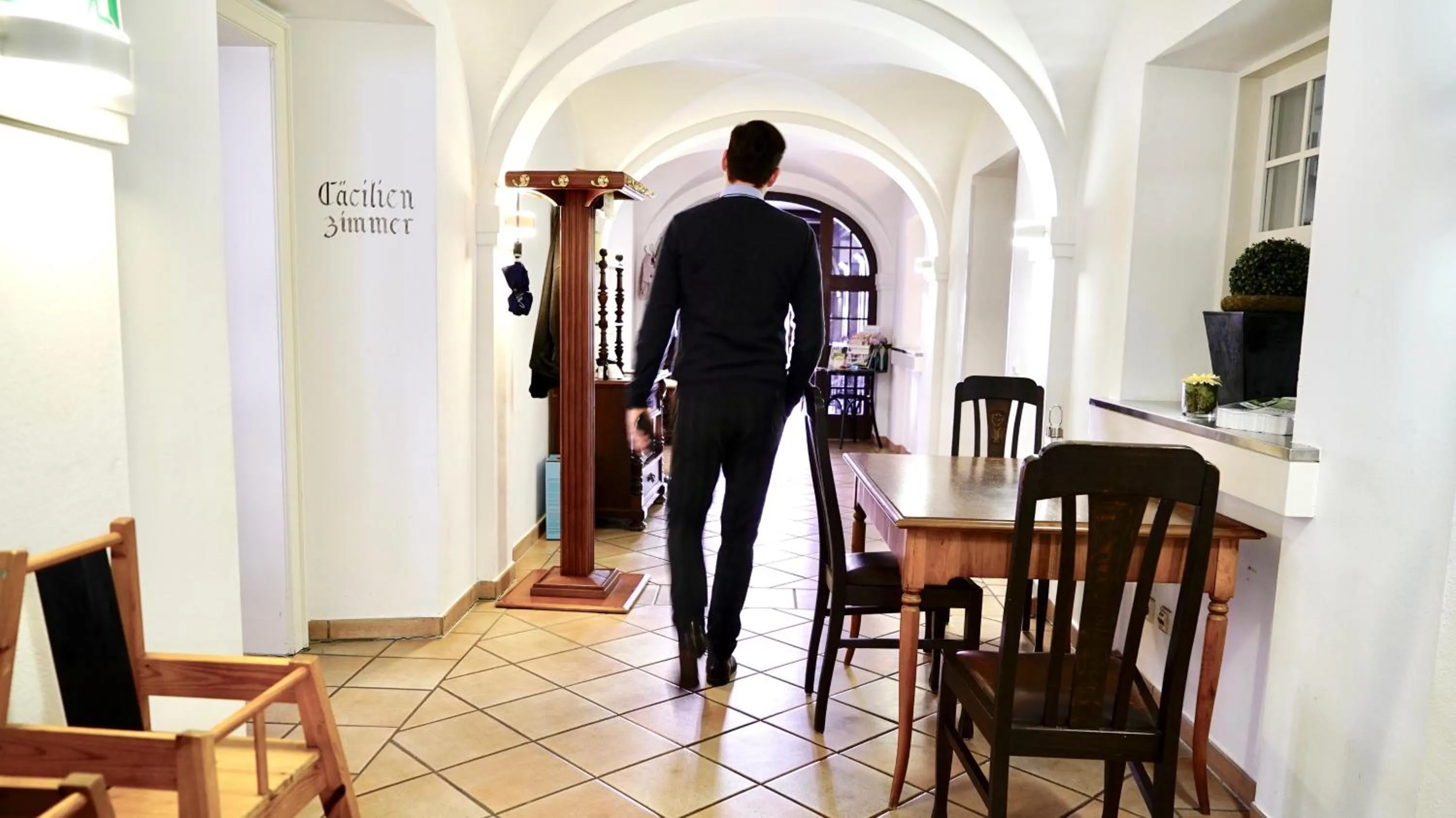 Lobby or reception in Hotel Alte Post