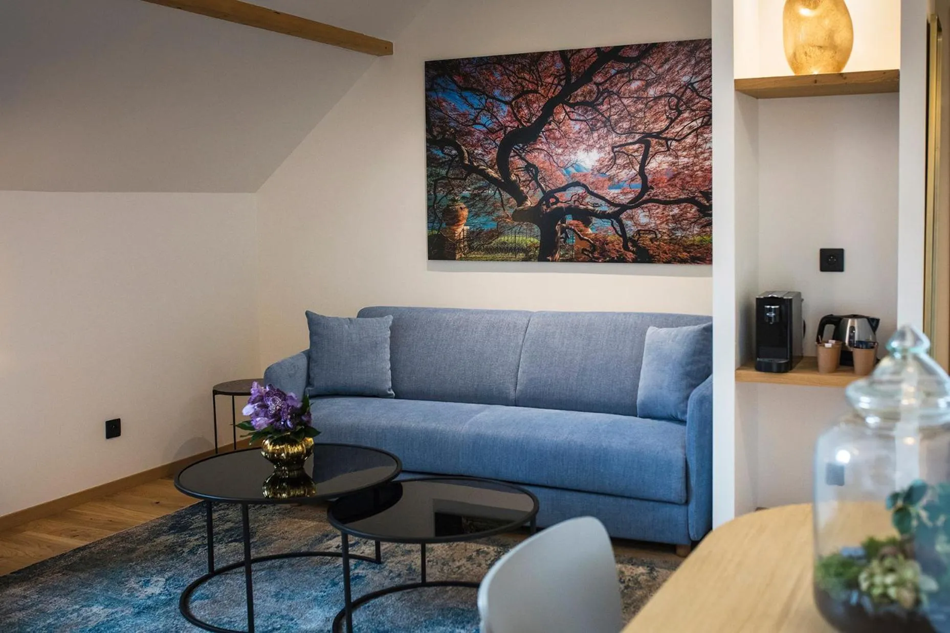 Seating area in Le Pélican