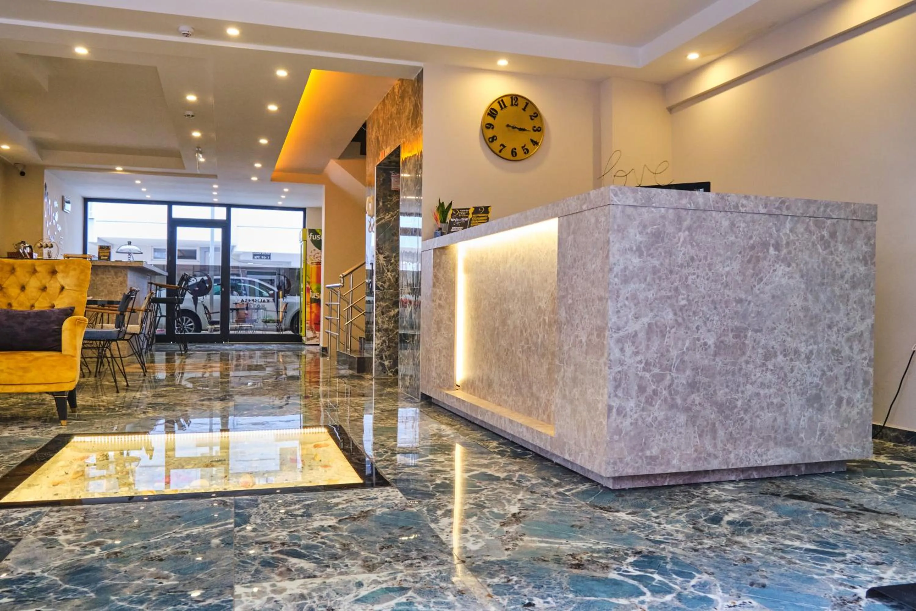Lobby or reception in KALİSPERA HOTEL