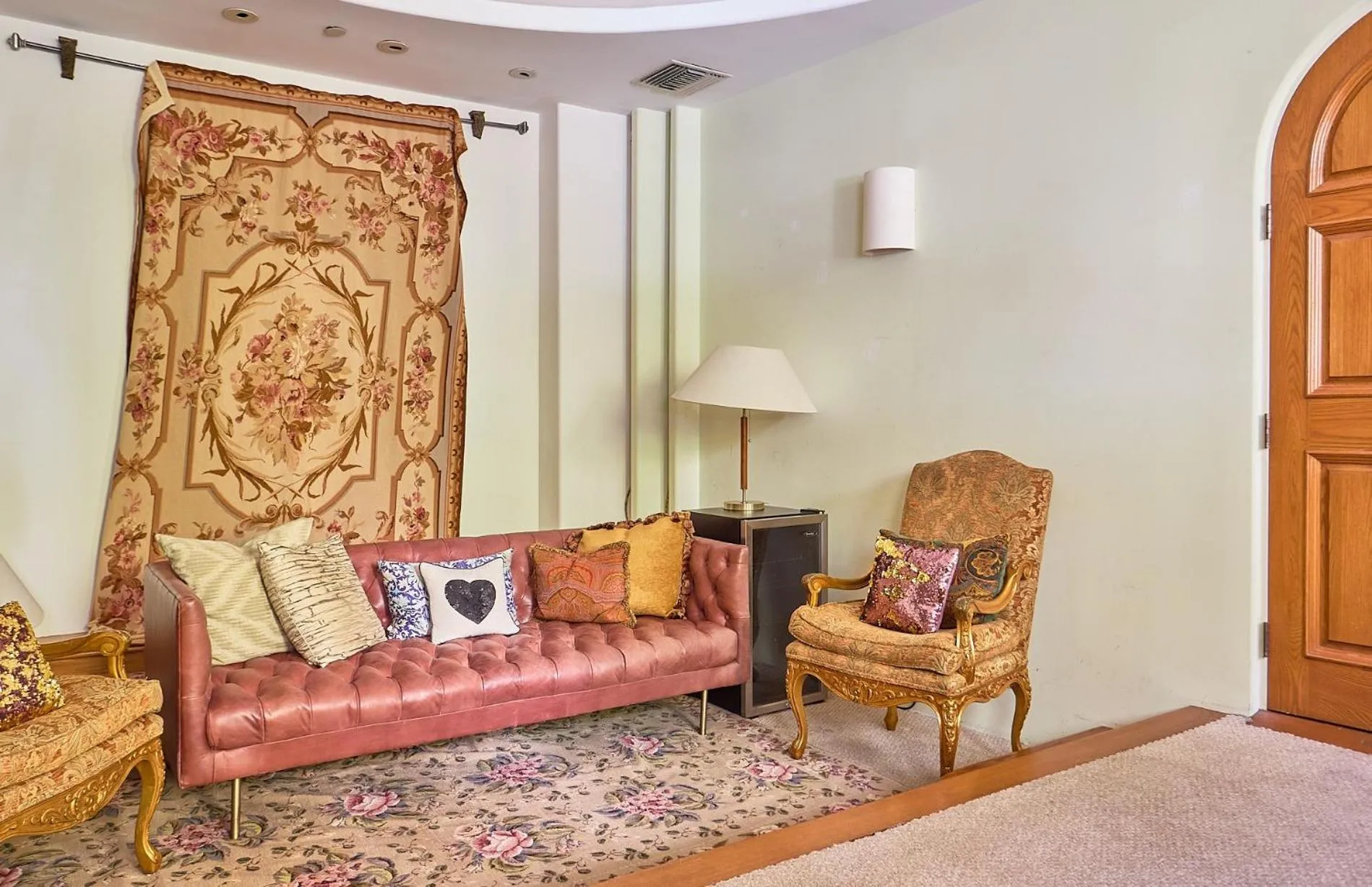 Seating area in Beverly Hills Spanish