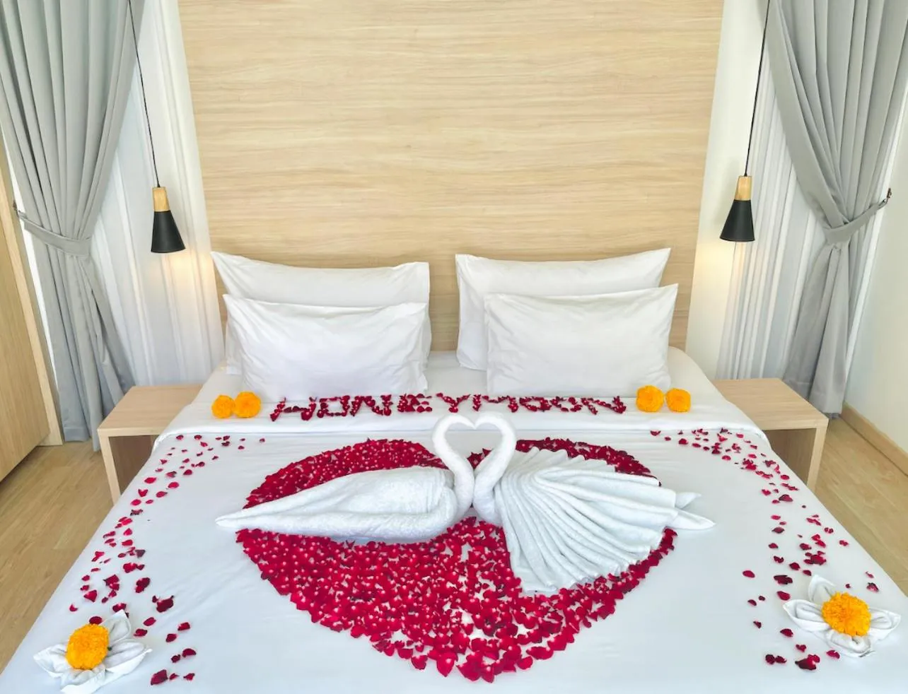 Bed in Alami Luxury Villa