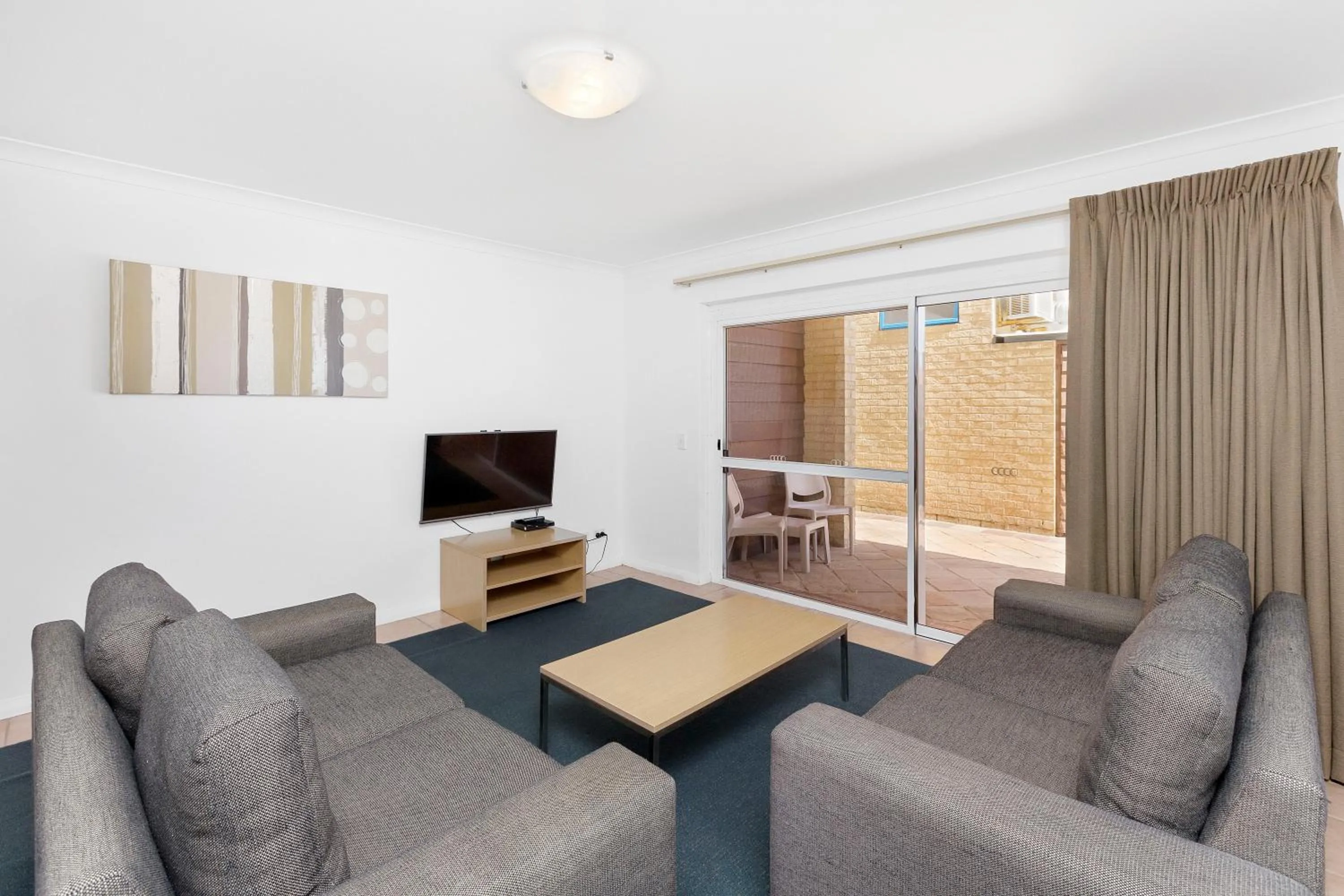 Seating area in Nautica Residences Hillarys