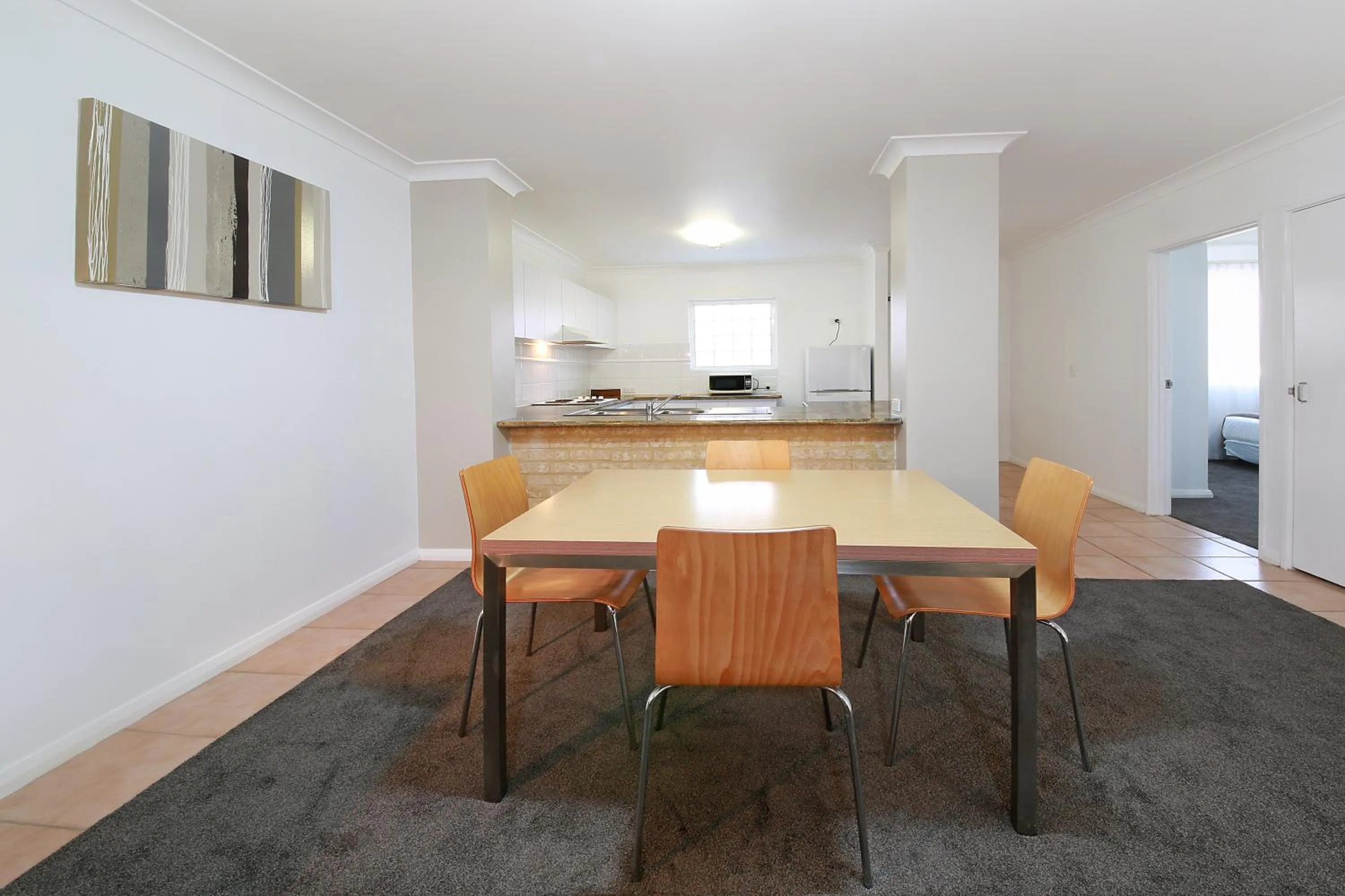 Dining area in Nautica Residences Hillarys