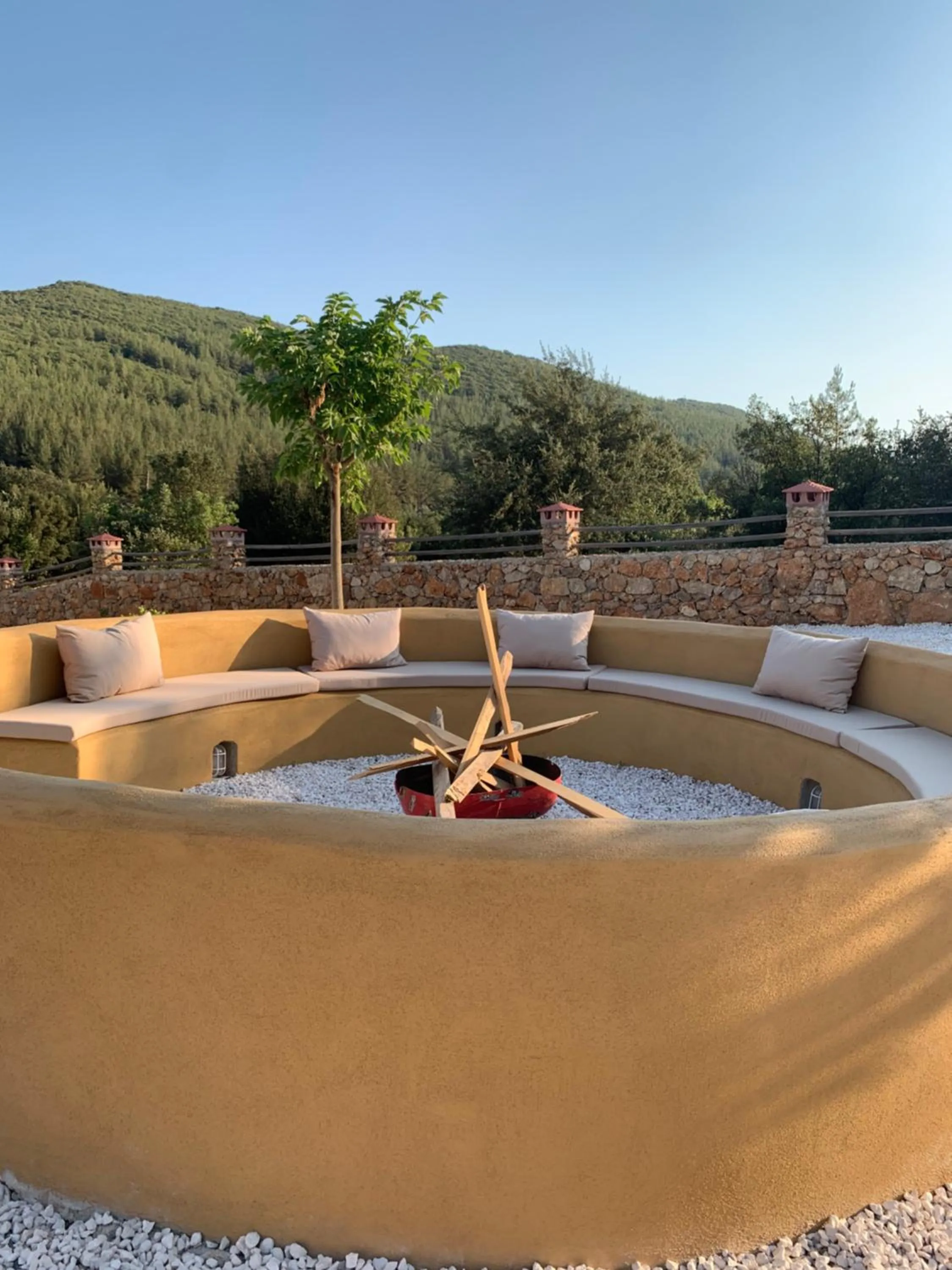 Seating area in Kairos Hotel