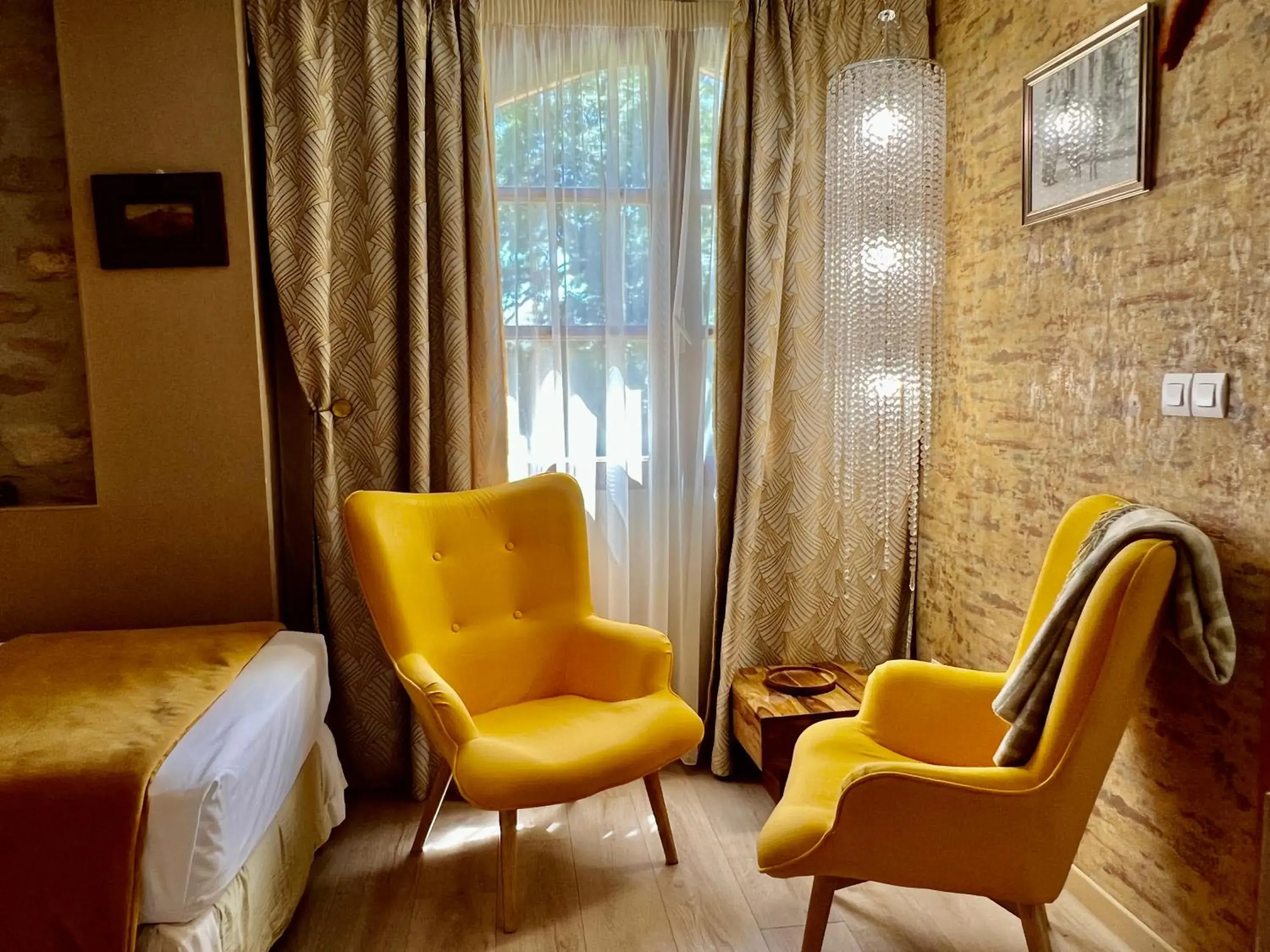 Superior Double or Twin Room with Garden View in Residence La Borde Superior Double or Twin Room with Garden View in Residence La Borde