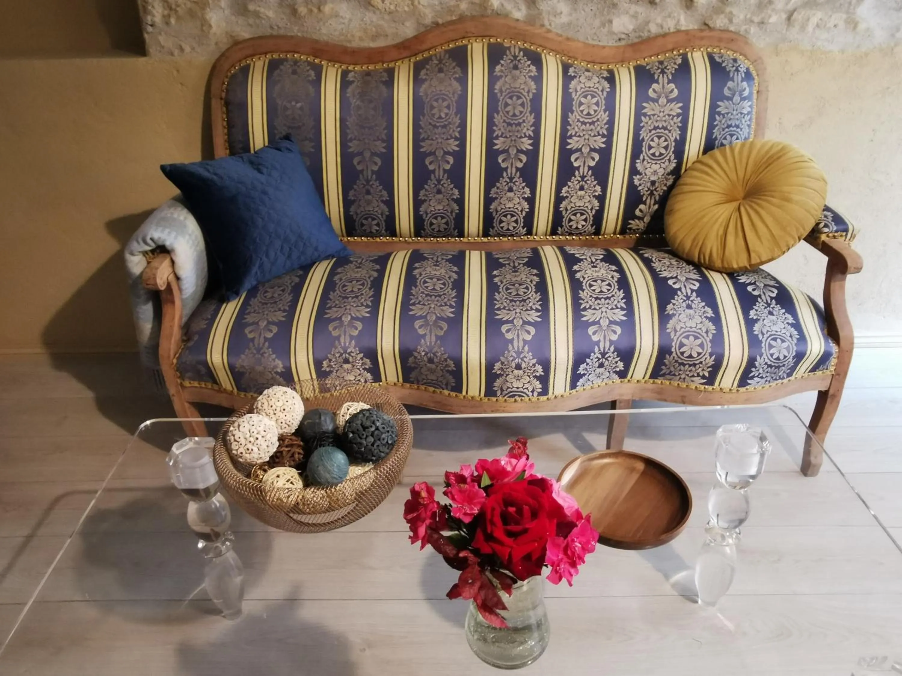 Seating area in Residence La Borde