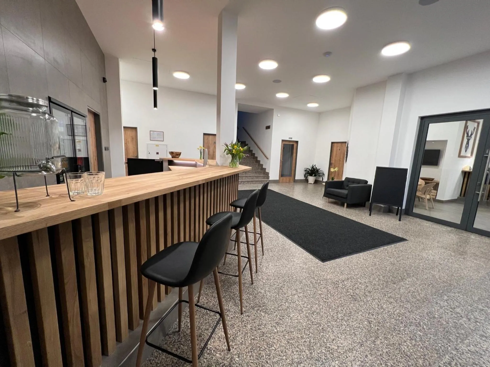 Lobby or reception in Hotel VARNSDORF