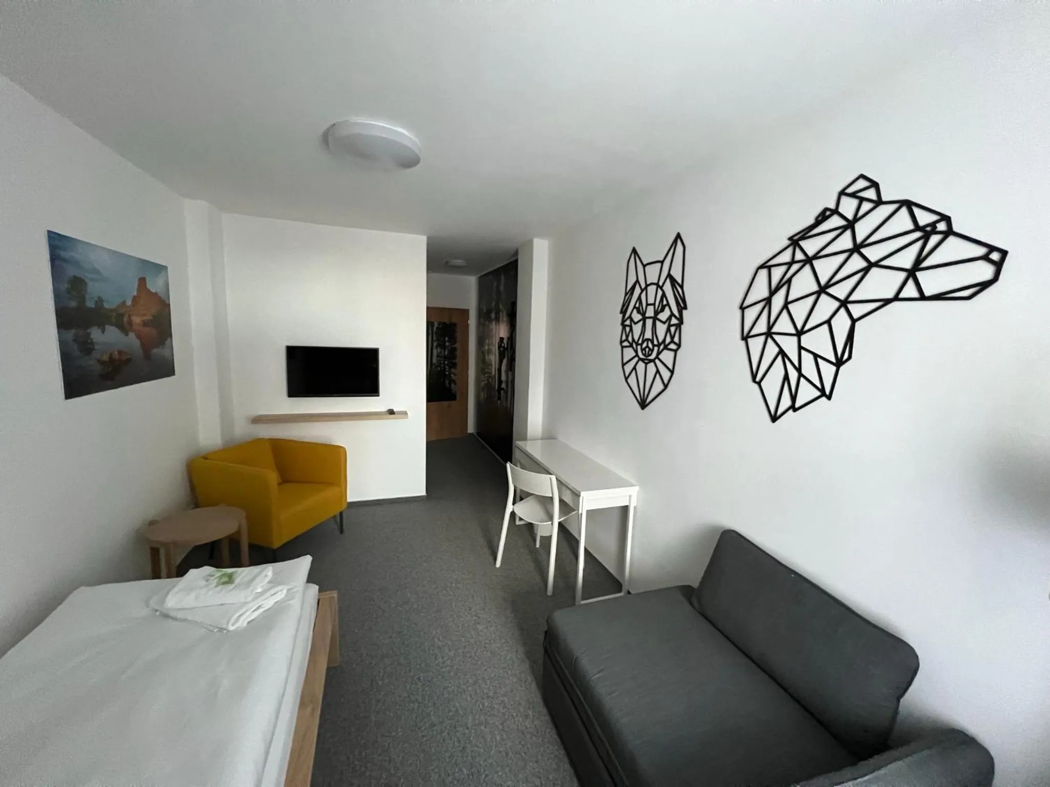 Photo of the whole room, Bed in Hotel VARNSDORF