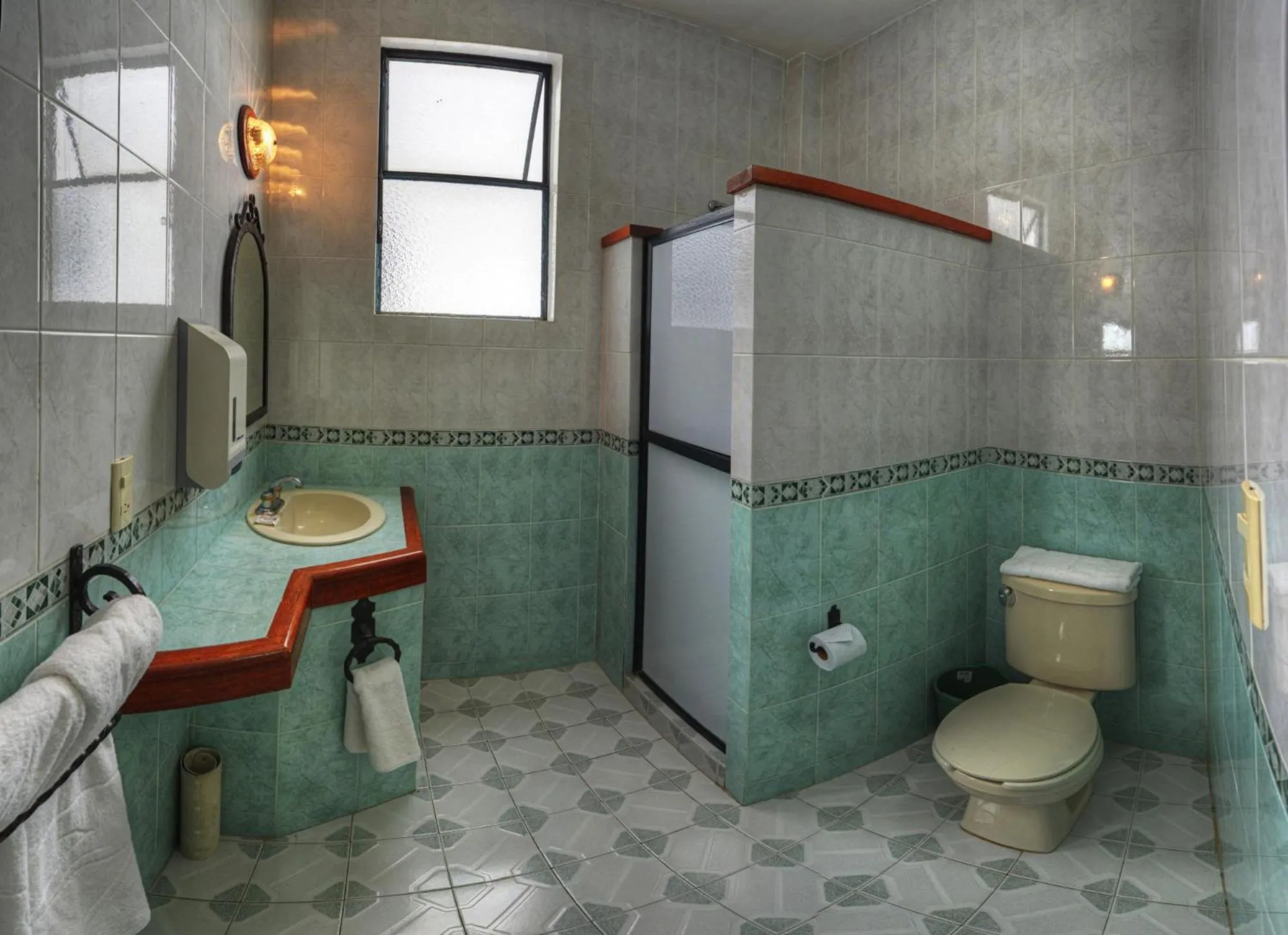 Toilet in Hotel Posada San Javier