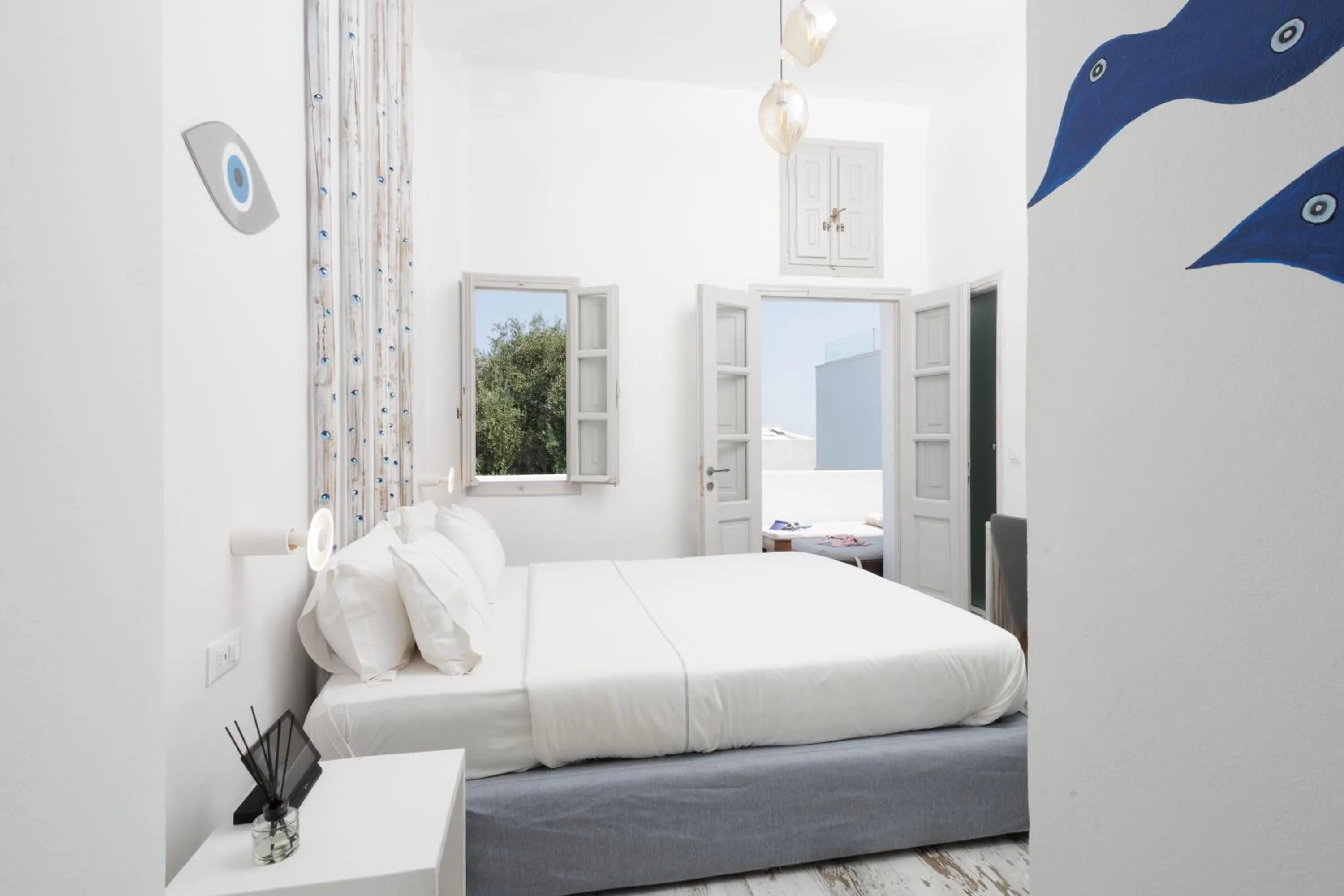 Bedroom, Bed in The Museum Project Oia