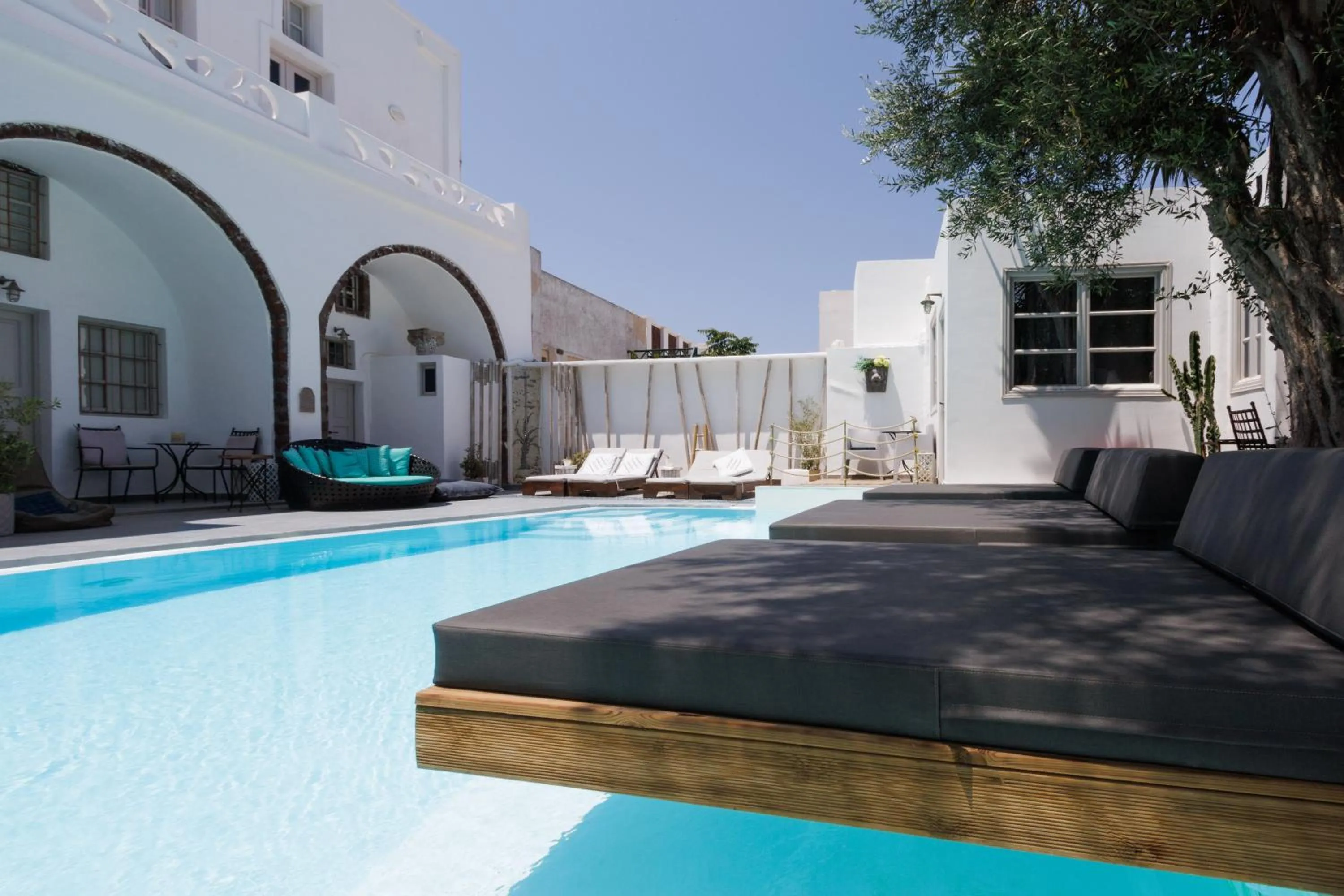 Swimming pool in The Museum Project Oia