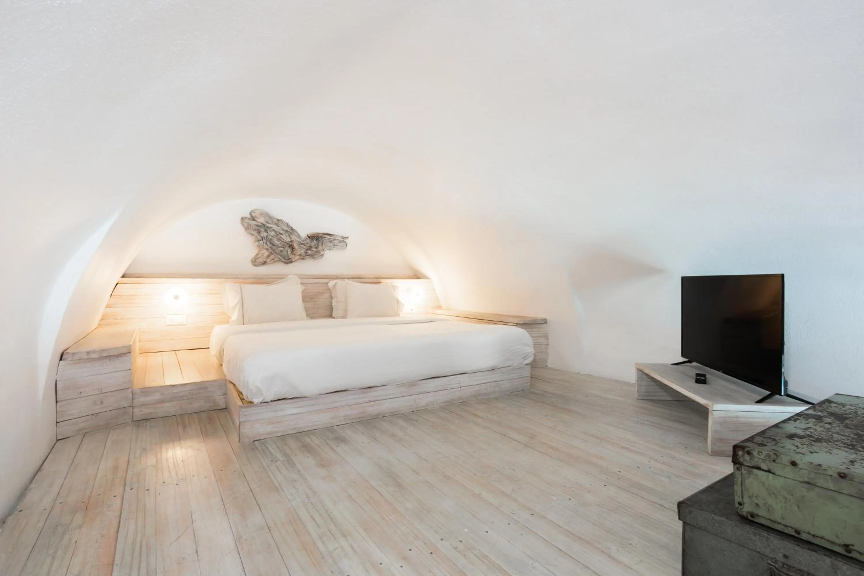 Bed in The Museum Project Oia