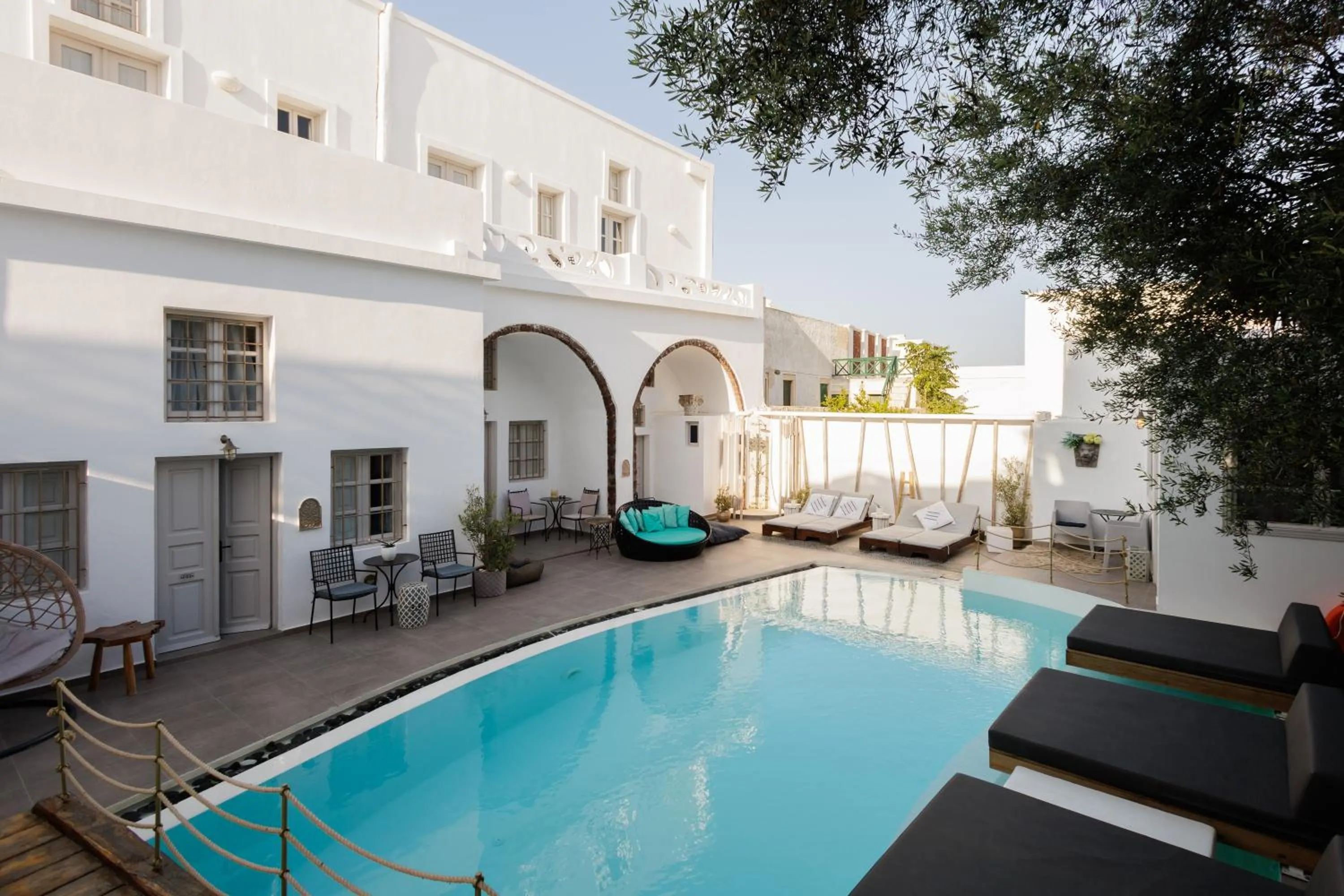 Swimming pool in The Museum Project Oia