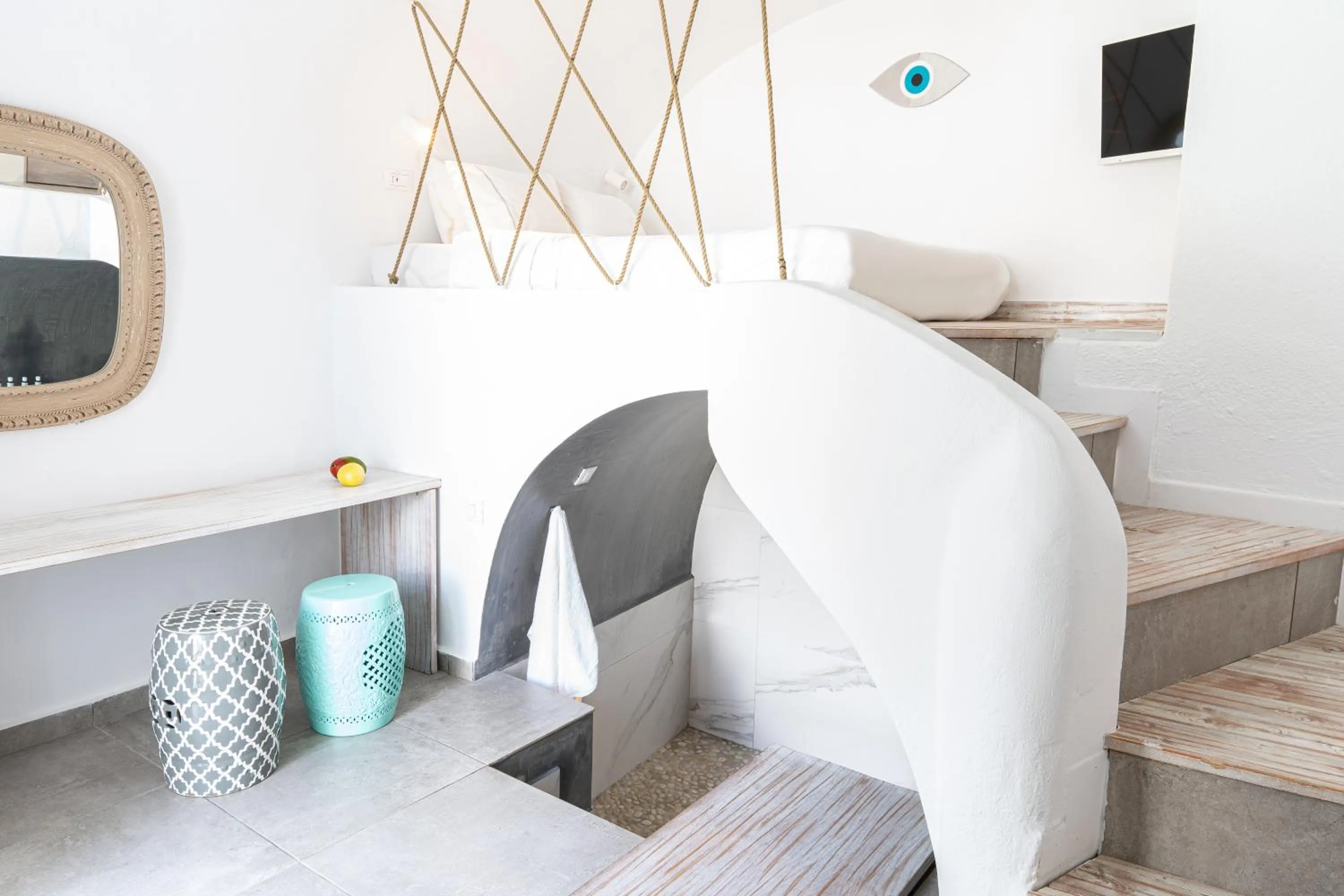 Bed in The Museum Project Oia