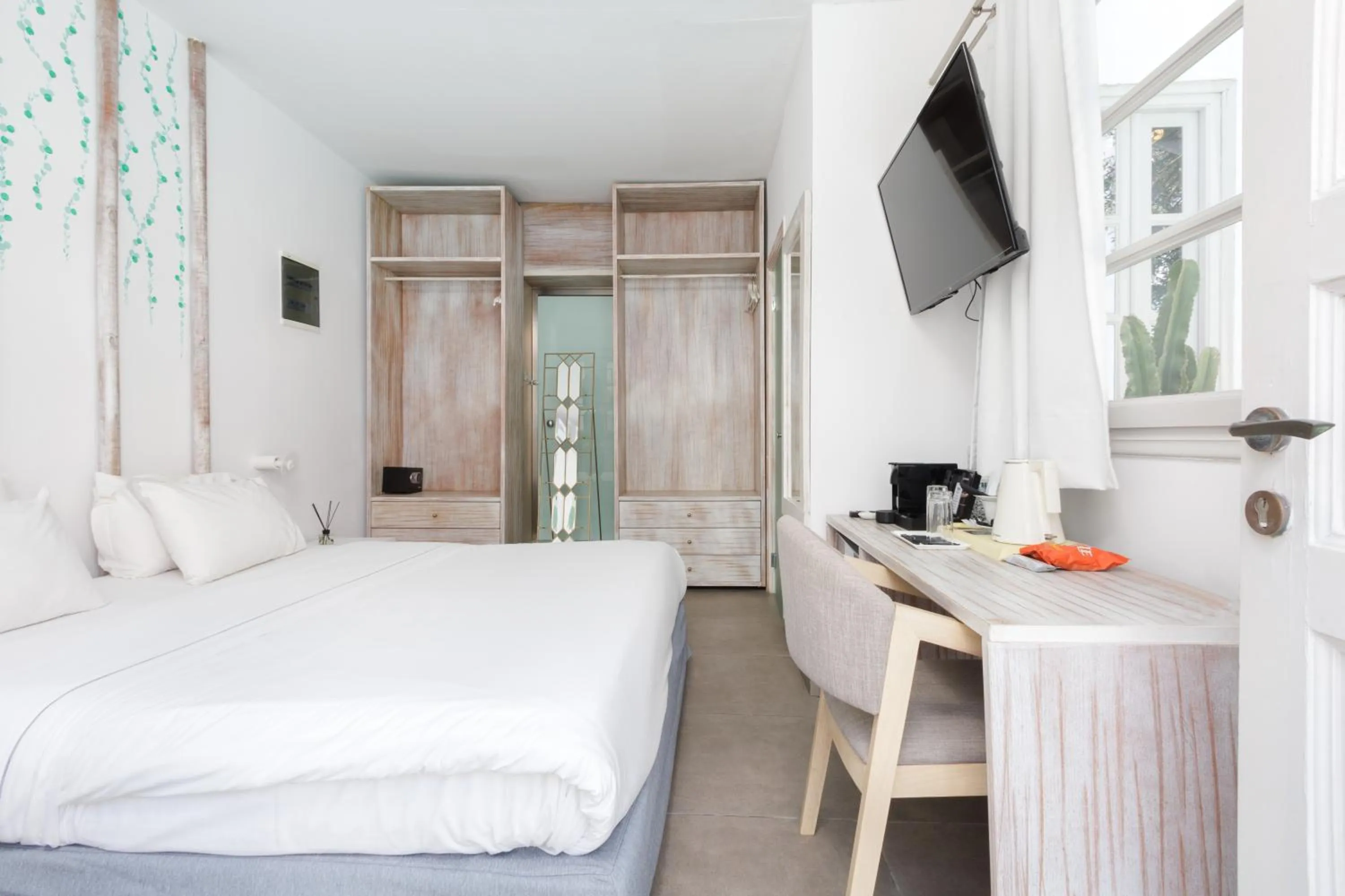 Bedroom, Bed in The Museum Project Oia