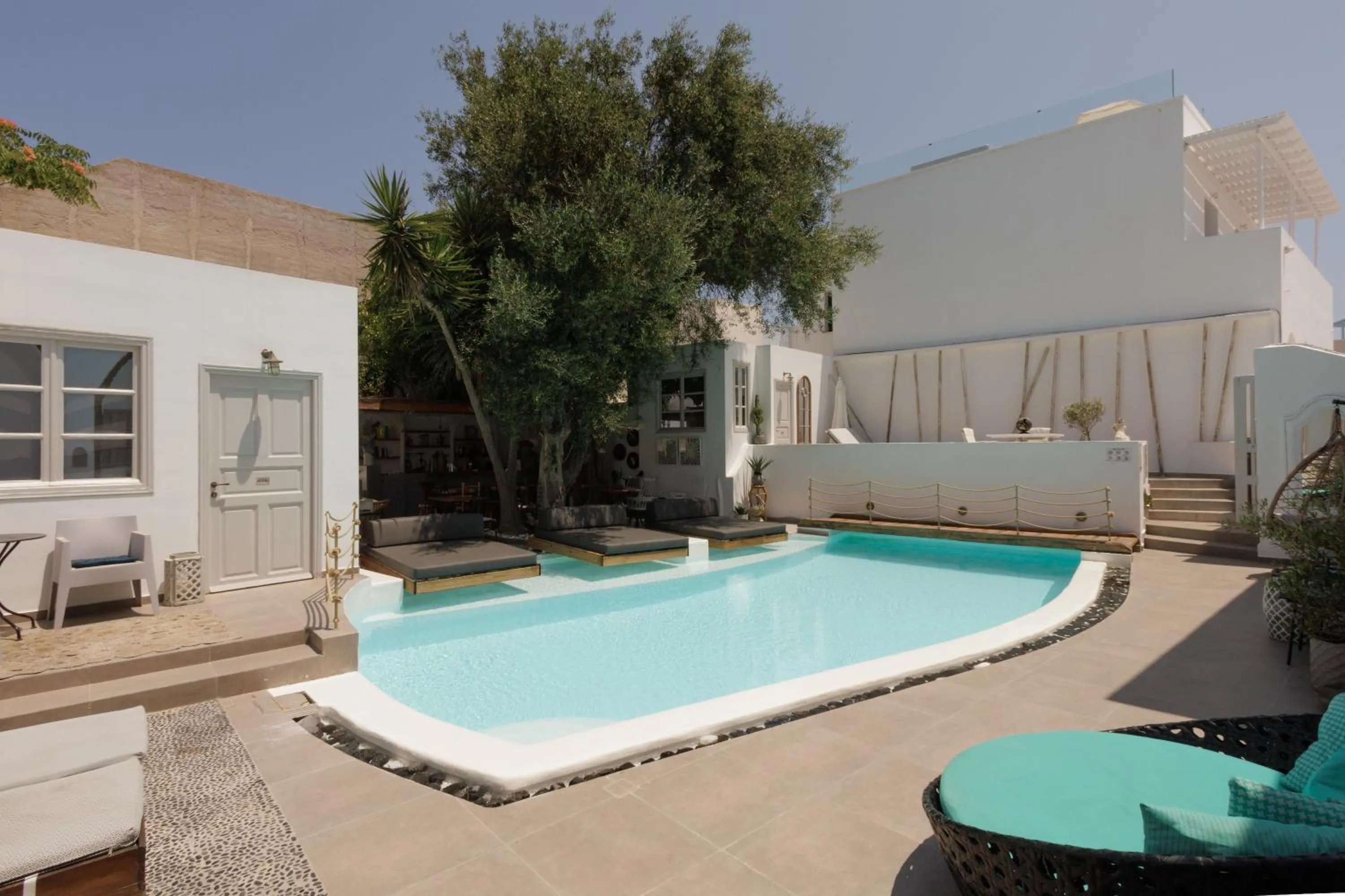 Swimming pool in The Museum Project Oia