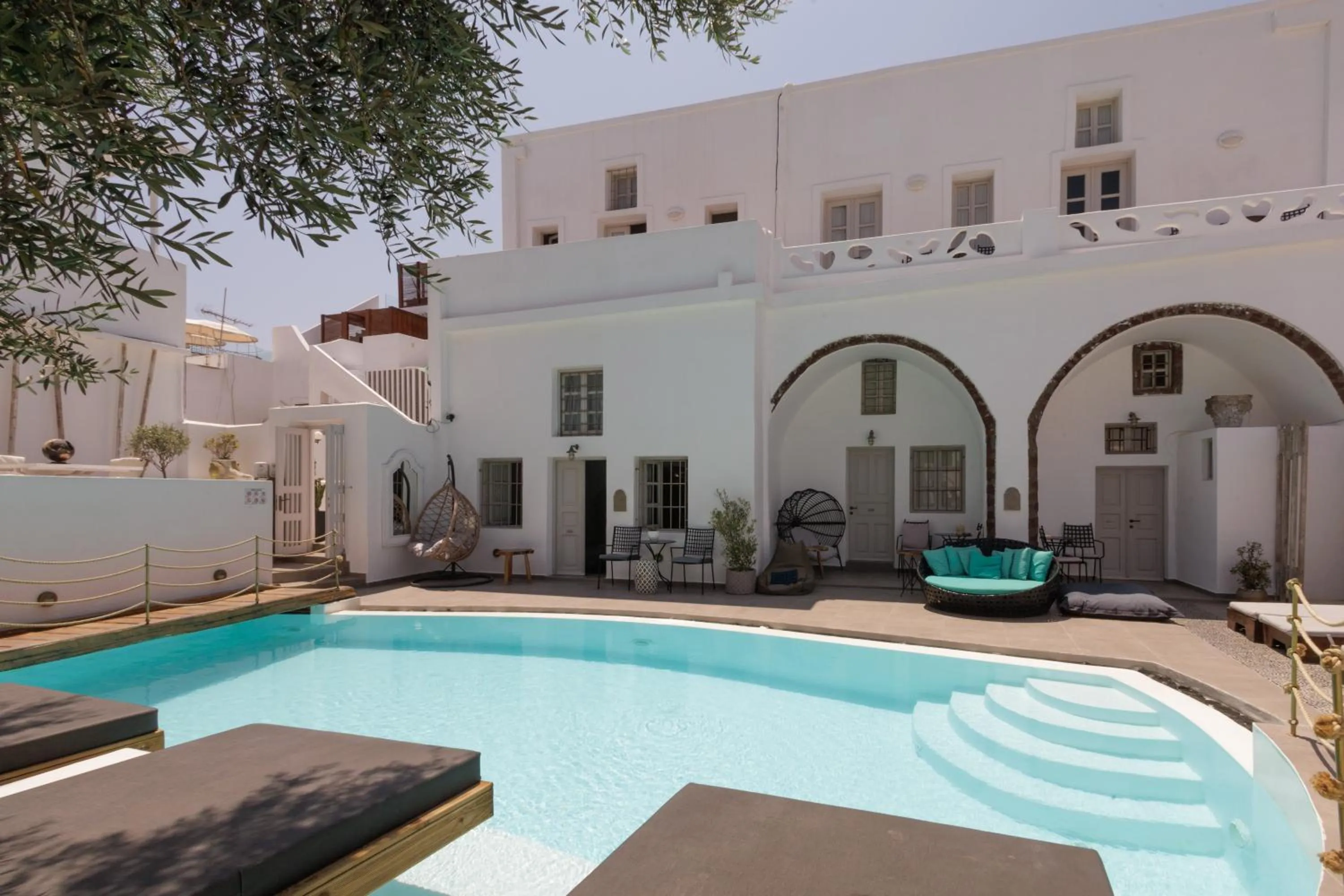 Swimming pool in The Museum Project Oia