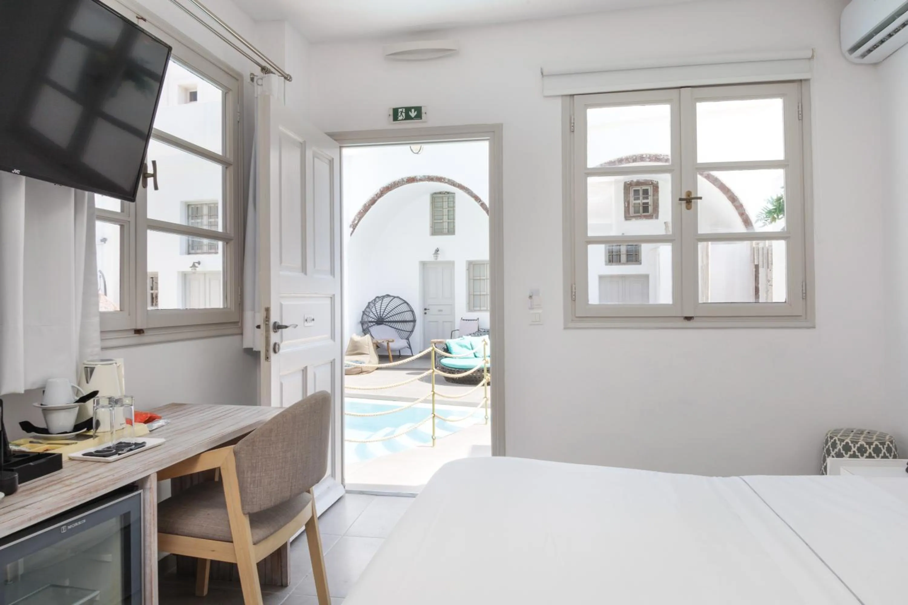 Bedroom, Bed in The Museum Project Oia