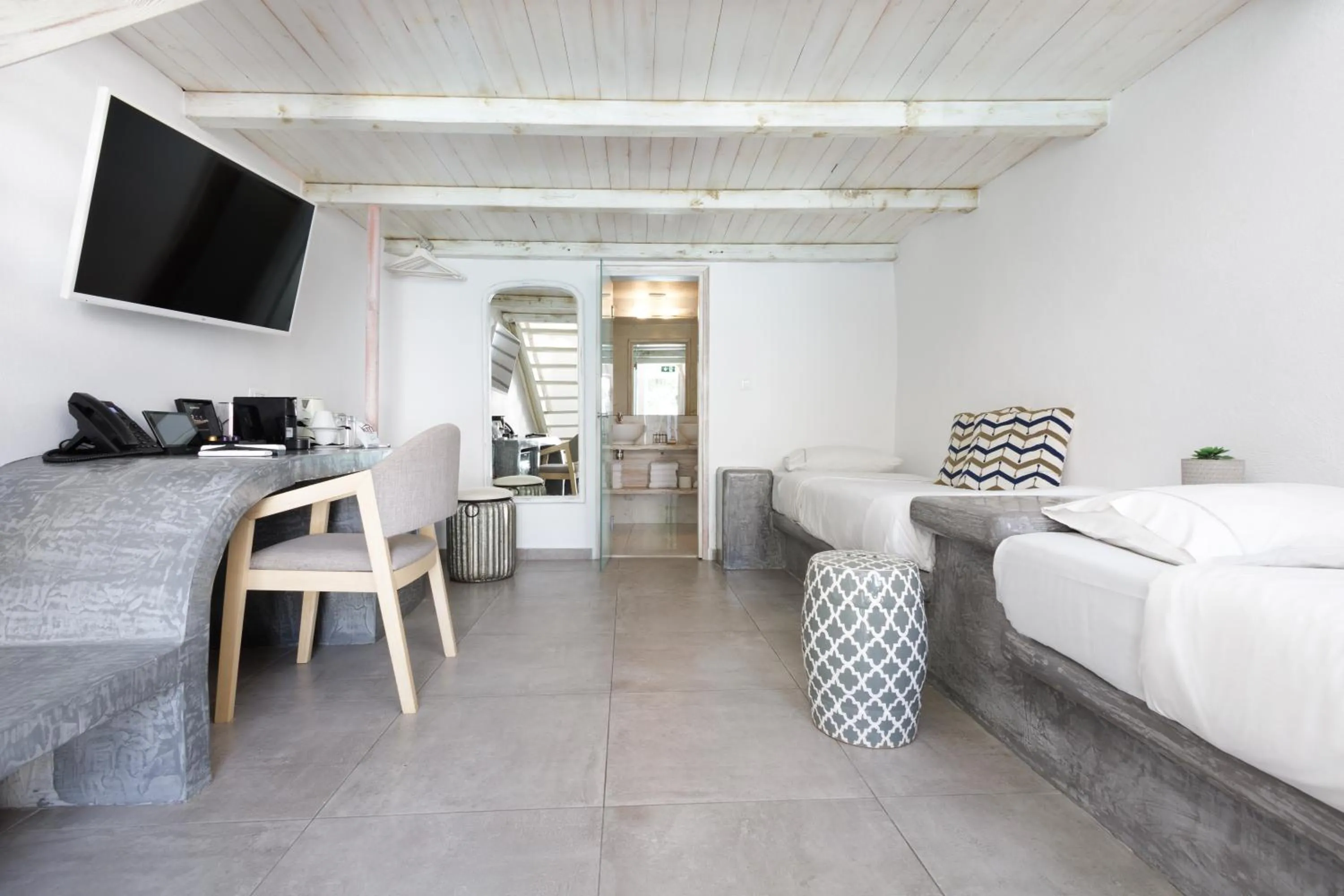 Bedroom, Bed in The Museum Project Oia